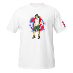 H. Anime Style Men's Softstyle Short-Sleeve Tee