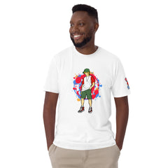 H. Anime Style Men's Softstyle Short-Sleeve Tee