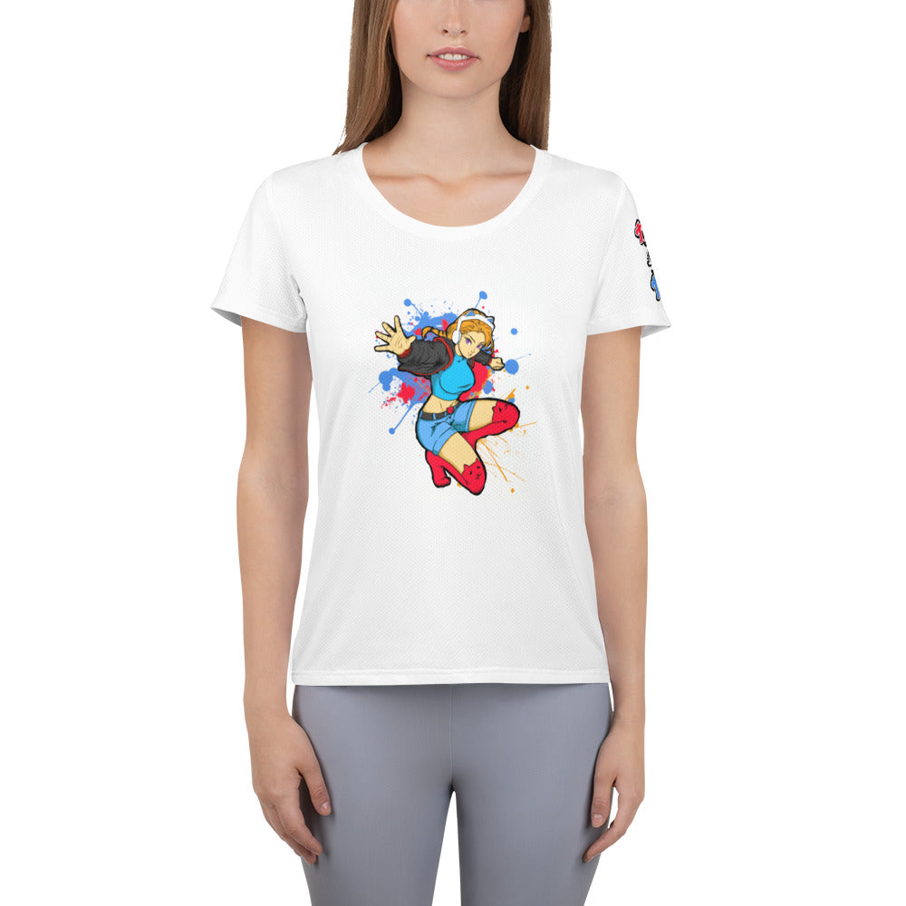 GG Anime Style Women's Athletic T-shirt