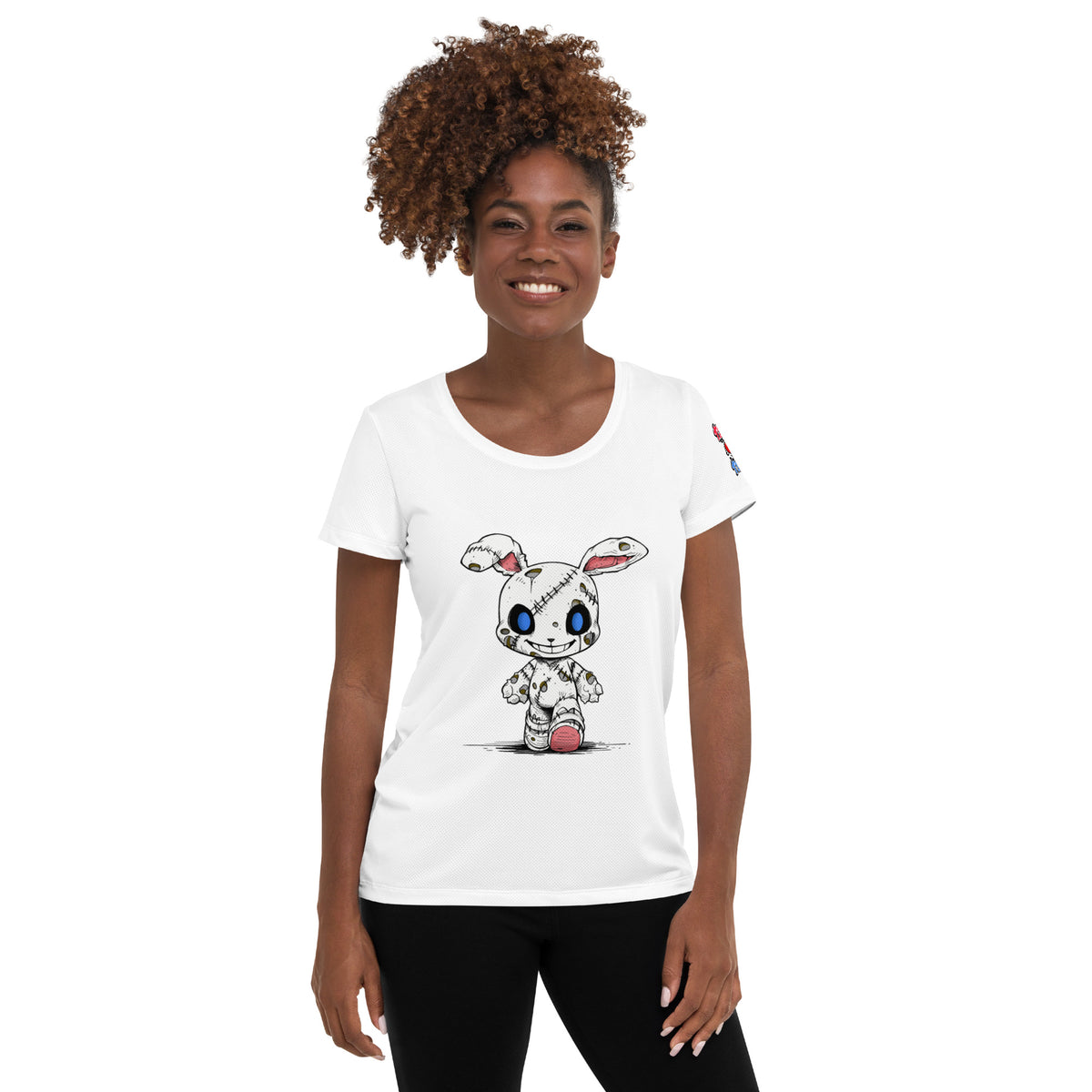 Zombie Bunny Women's Athletic T-shirt