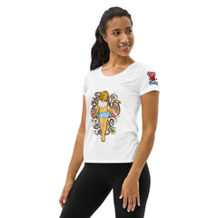 Bee Anime Women's Athletic T-shirt