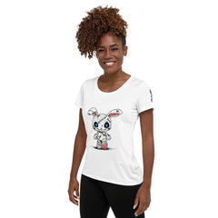 Zombie Bunny Women's Athletic T-shirt