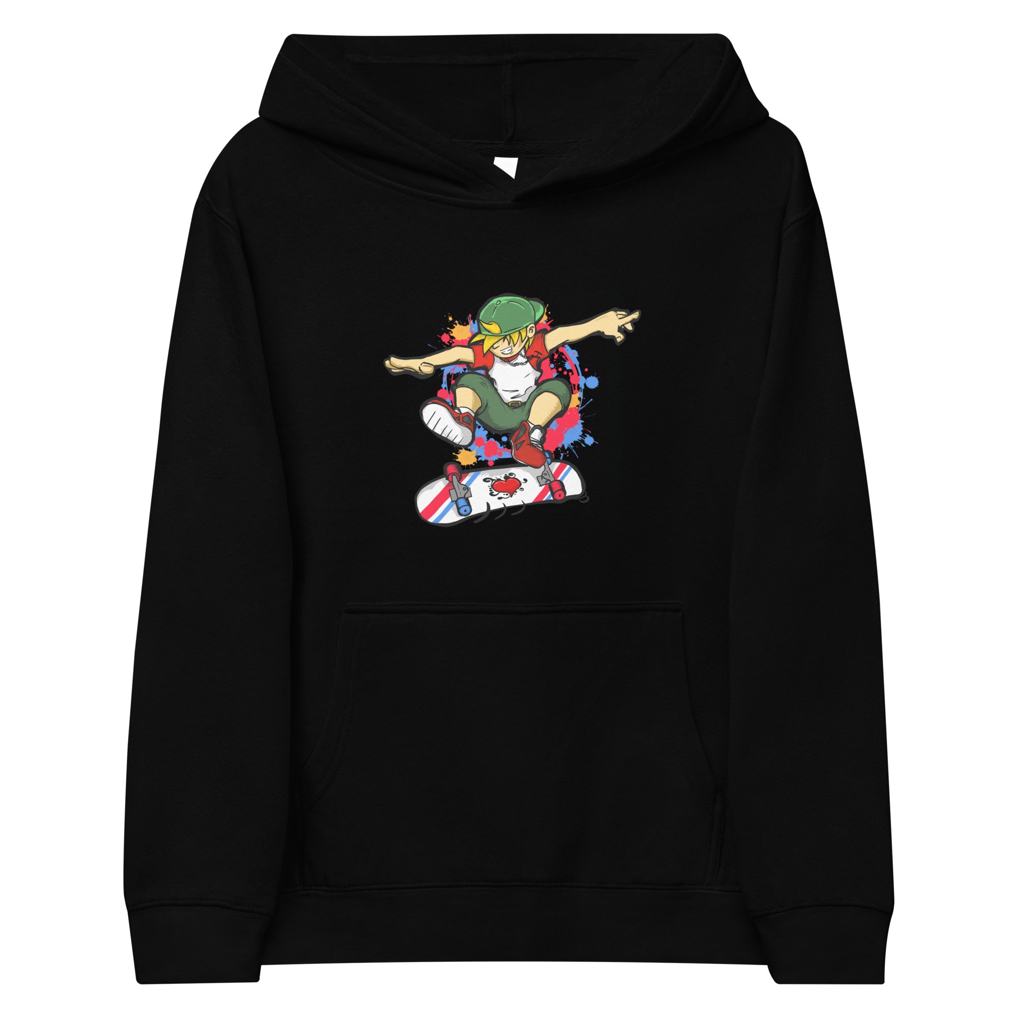 H. Skateboarding Youth Boys Pullover Fleece Hoodie