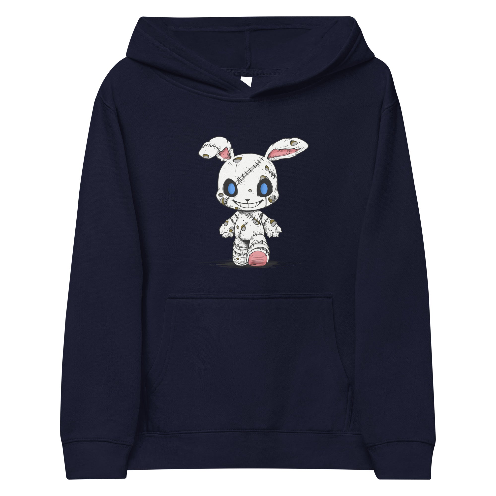 Zombie Bunny Youth Girl's Fleece Hoodie