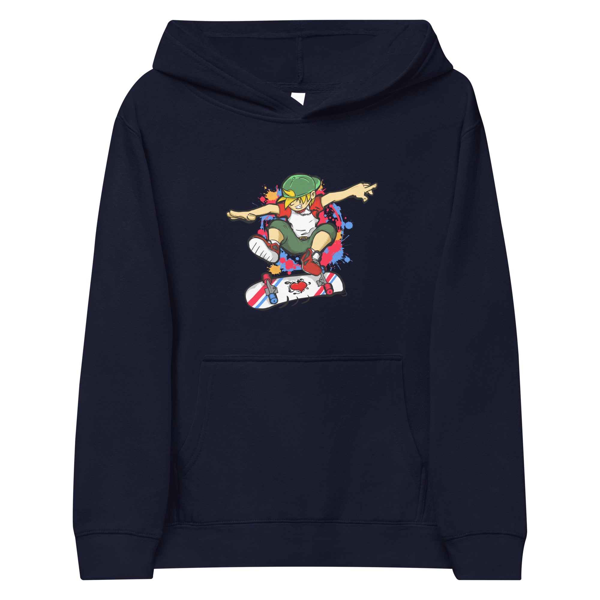 H. Skateboarding Youth Boys Pullover Fleece Hoodie