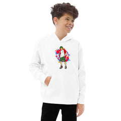 H. Anime Style Kids Boys Fleece Hoodie