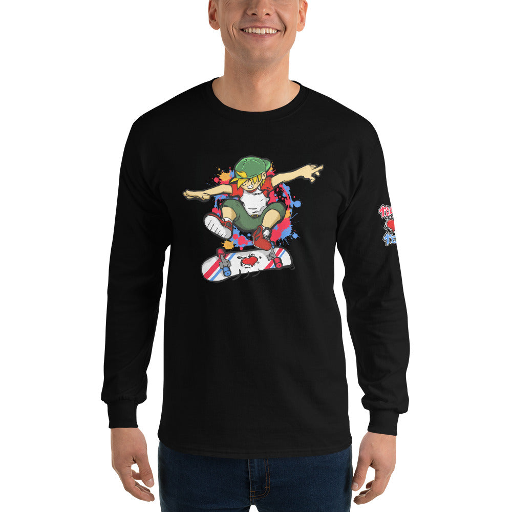 H. Skateboard Men's Long Sleeve Shirt