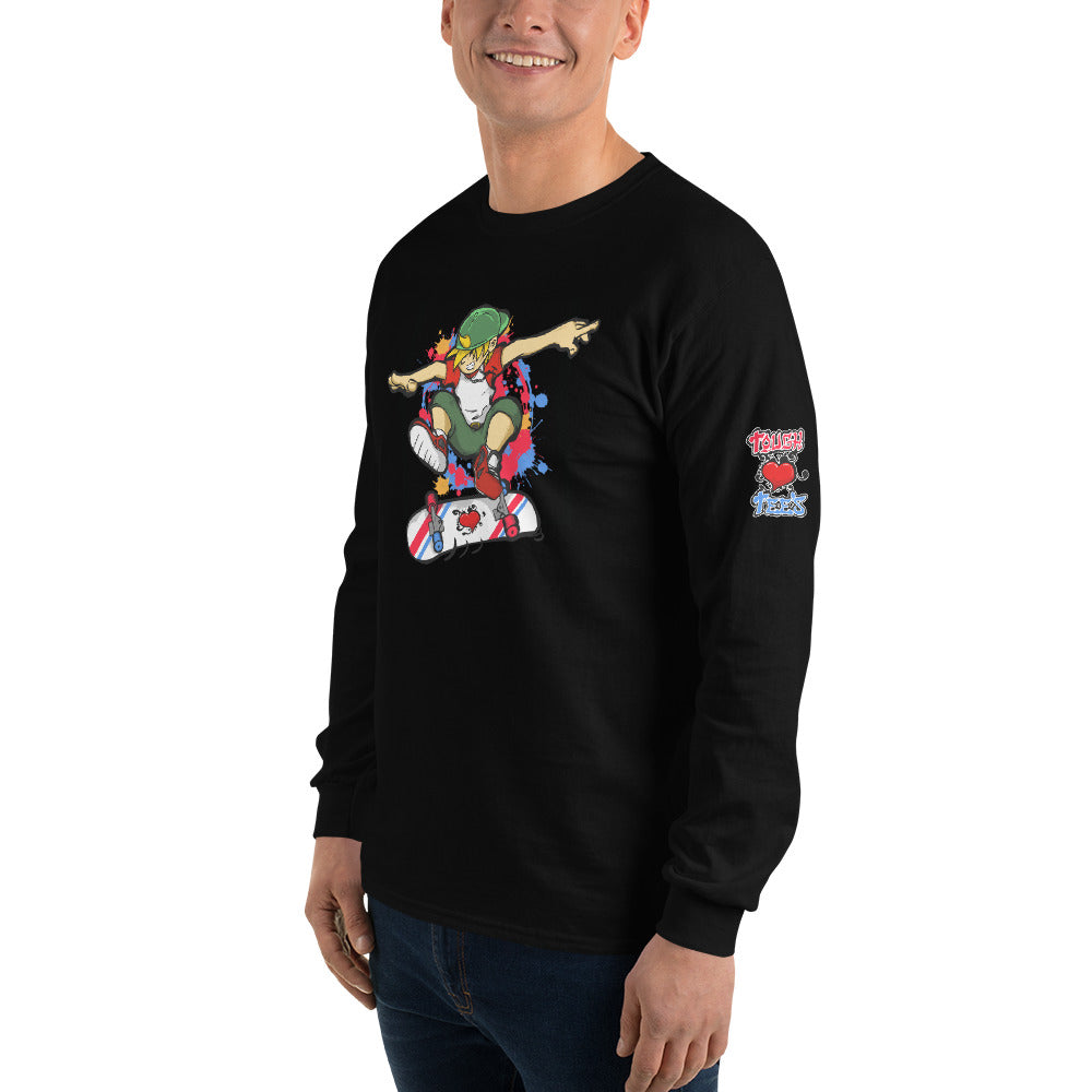 H. Skateboard Men's Long Sleeve Shirt