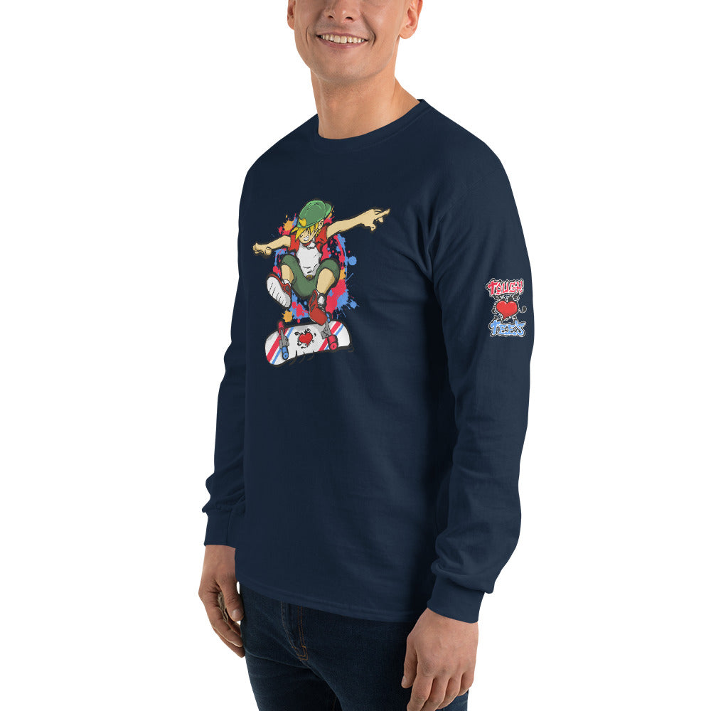 H. Skateboard Men's Long Sleeve Shirt