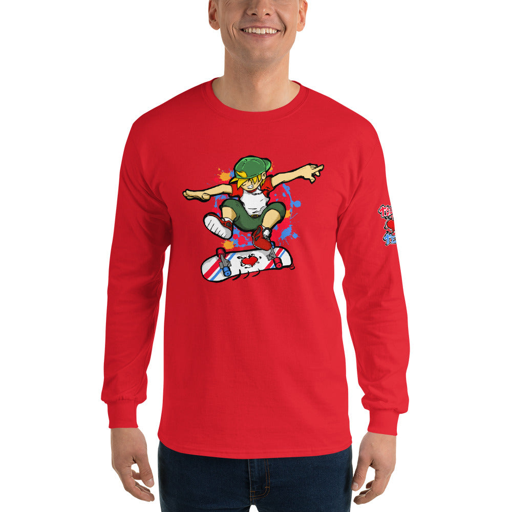 H. Skateboard Men's Long Sleeve Shirt