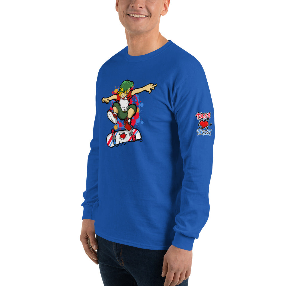 H. Skateboard Men's Long Sleeve Shirt