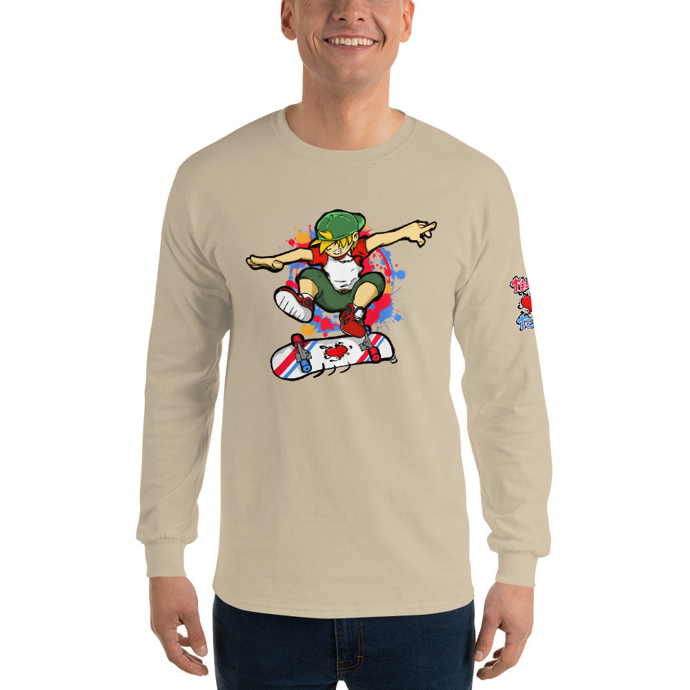 H. Skateboard Men's Long Sleeve Shirt