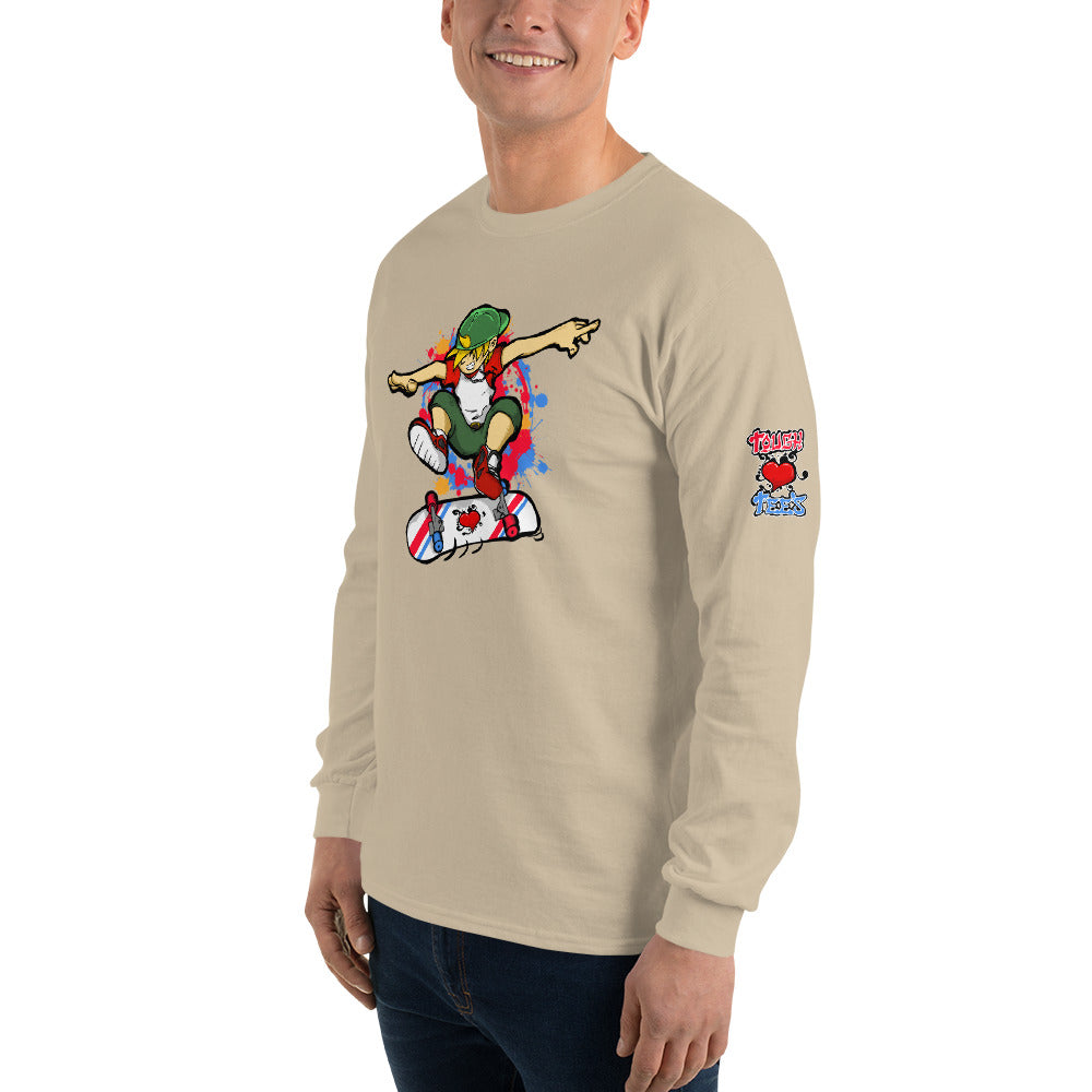 H. Skateboard Men's Long Sleeve Shirt