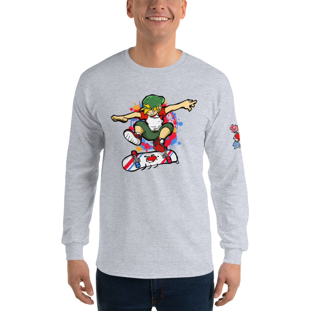 H. Skateboard Men's Long Sleeve Shirt