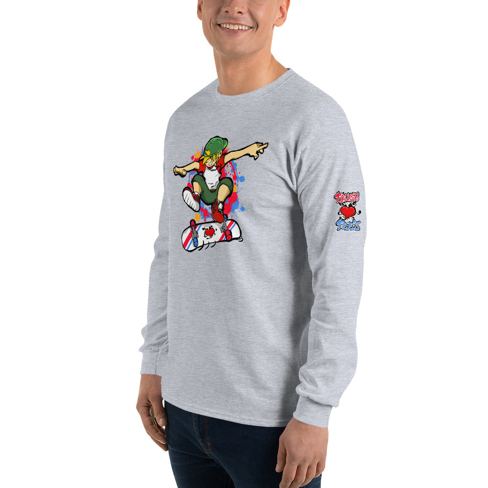 H. Skateboard Men's Long Sleeve Shirt