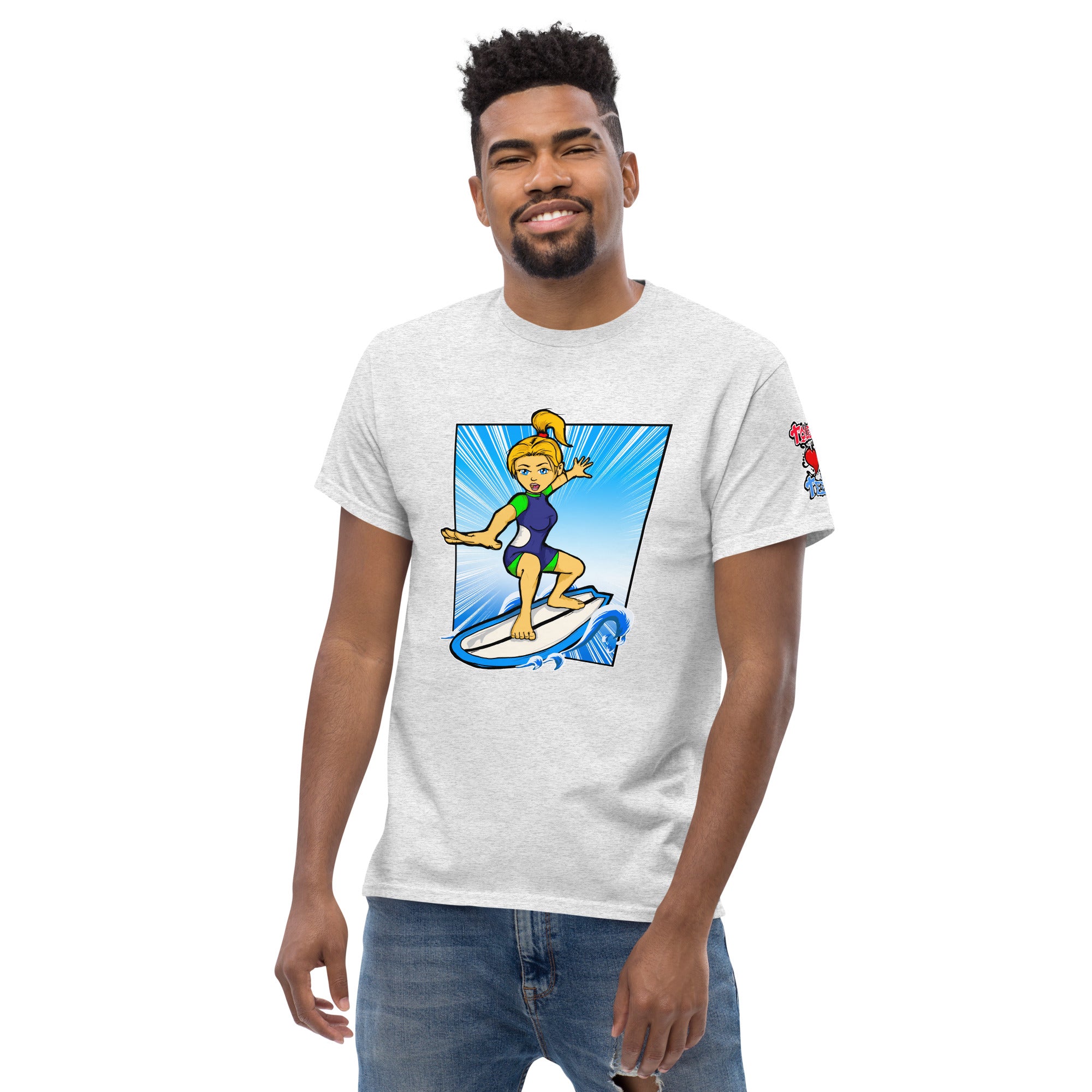 Bee Surfing Men's Heavy Blend Classic Tee