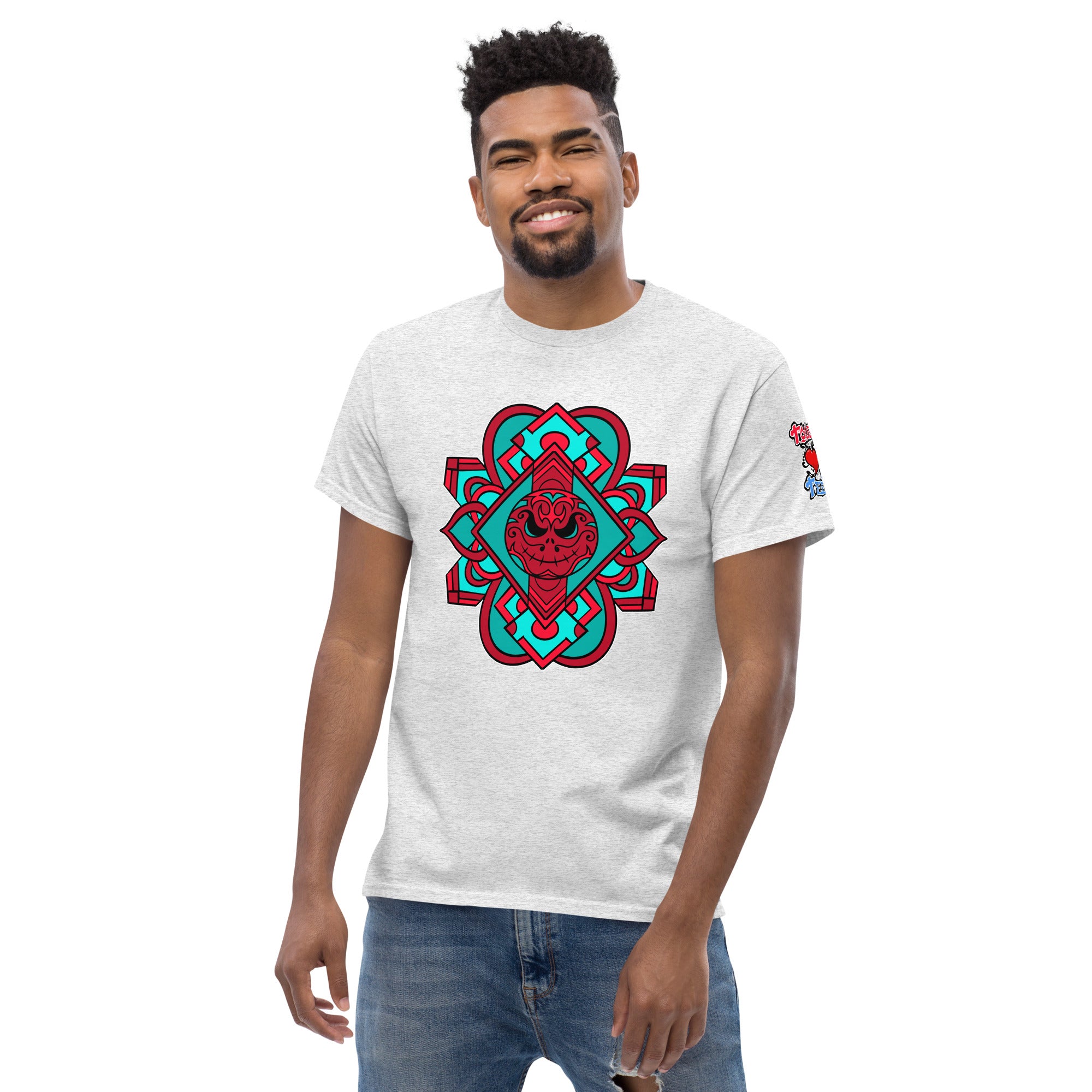 TLT Halloween Face Mandala Men's Heavy Blend Classic Tee