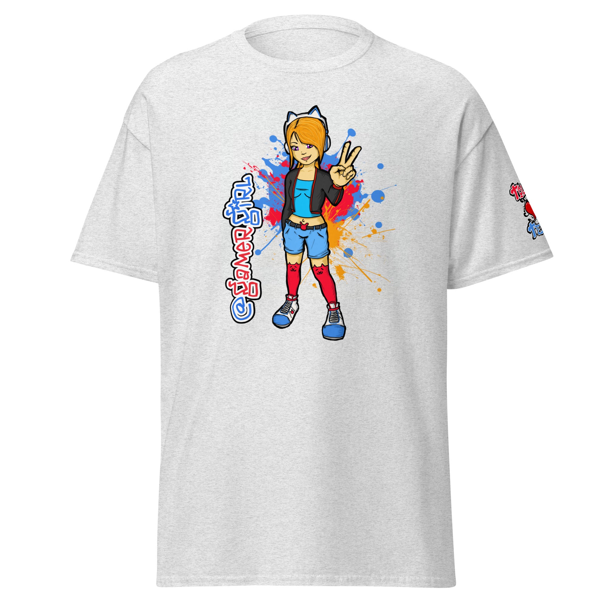 GG with Gamer Girl Logo Women's heavy blend tee