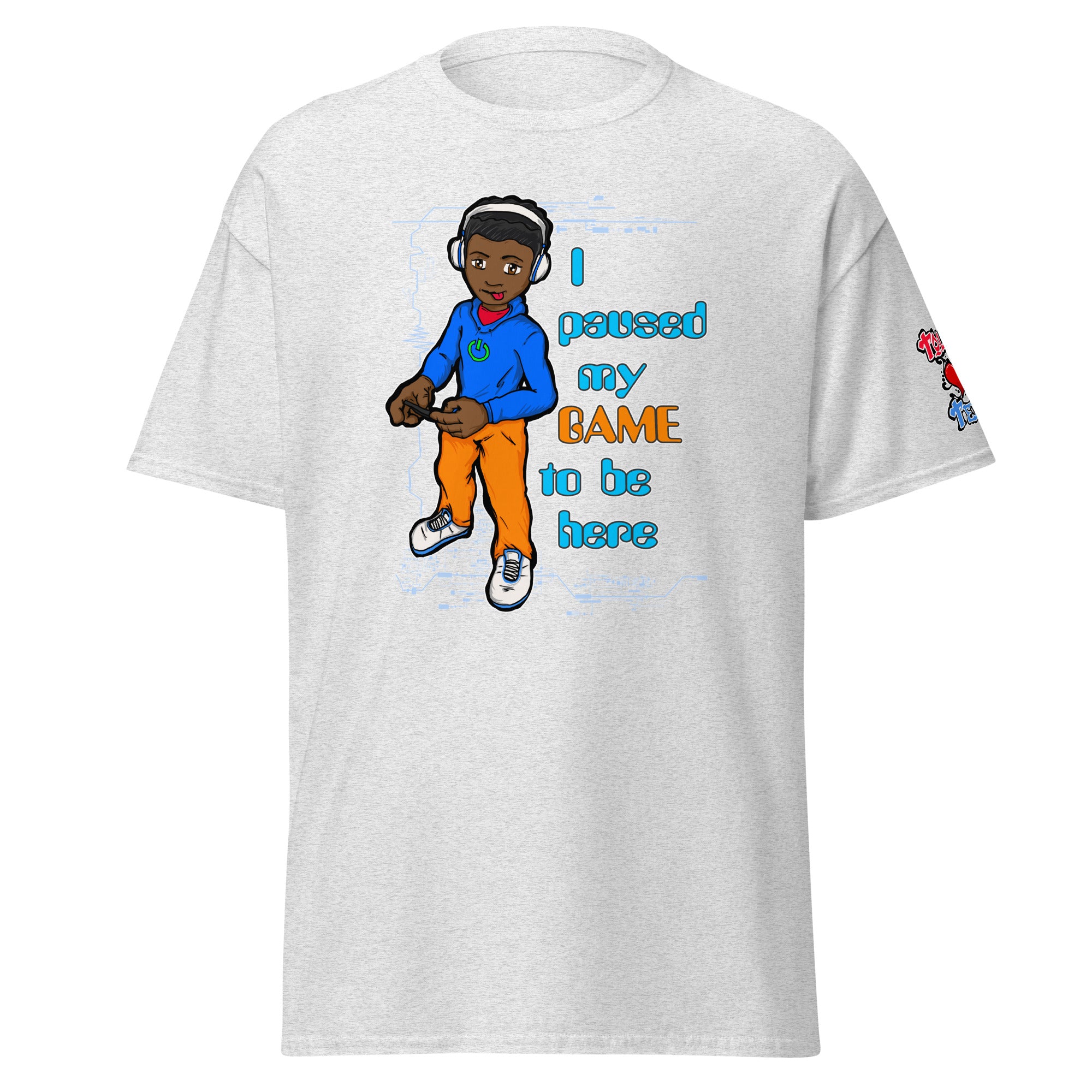 Rex Paused Game Slogan Men's Heavy Blend Classic Tee