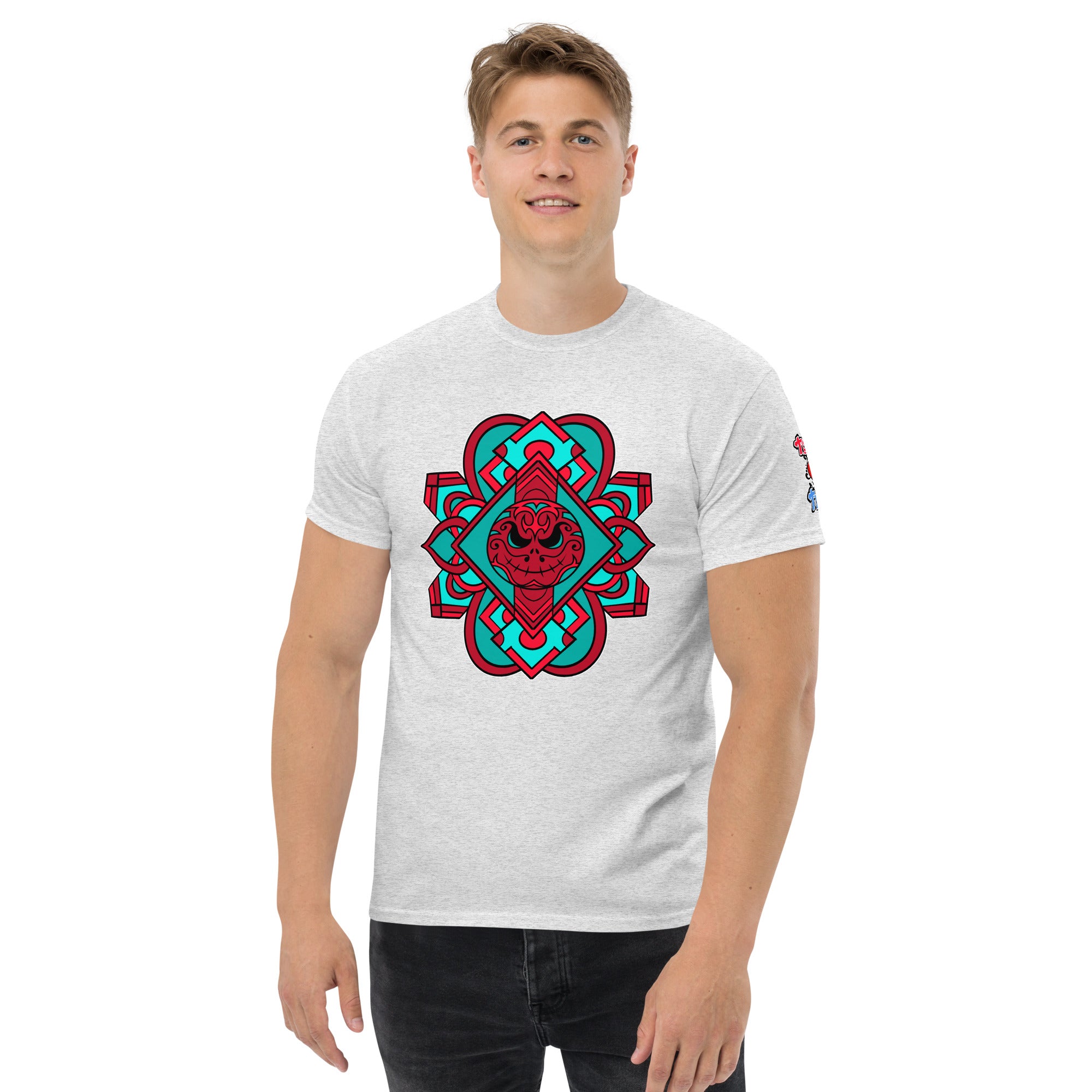 TLT Halloween Face Mandala Men's Heavy Blend Classic Tee