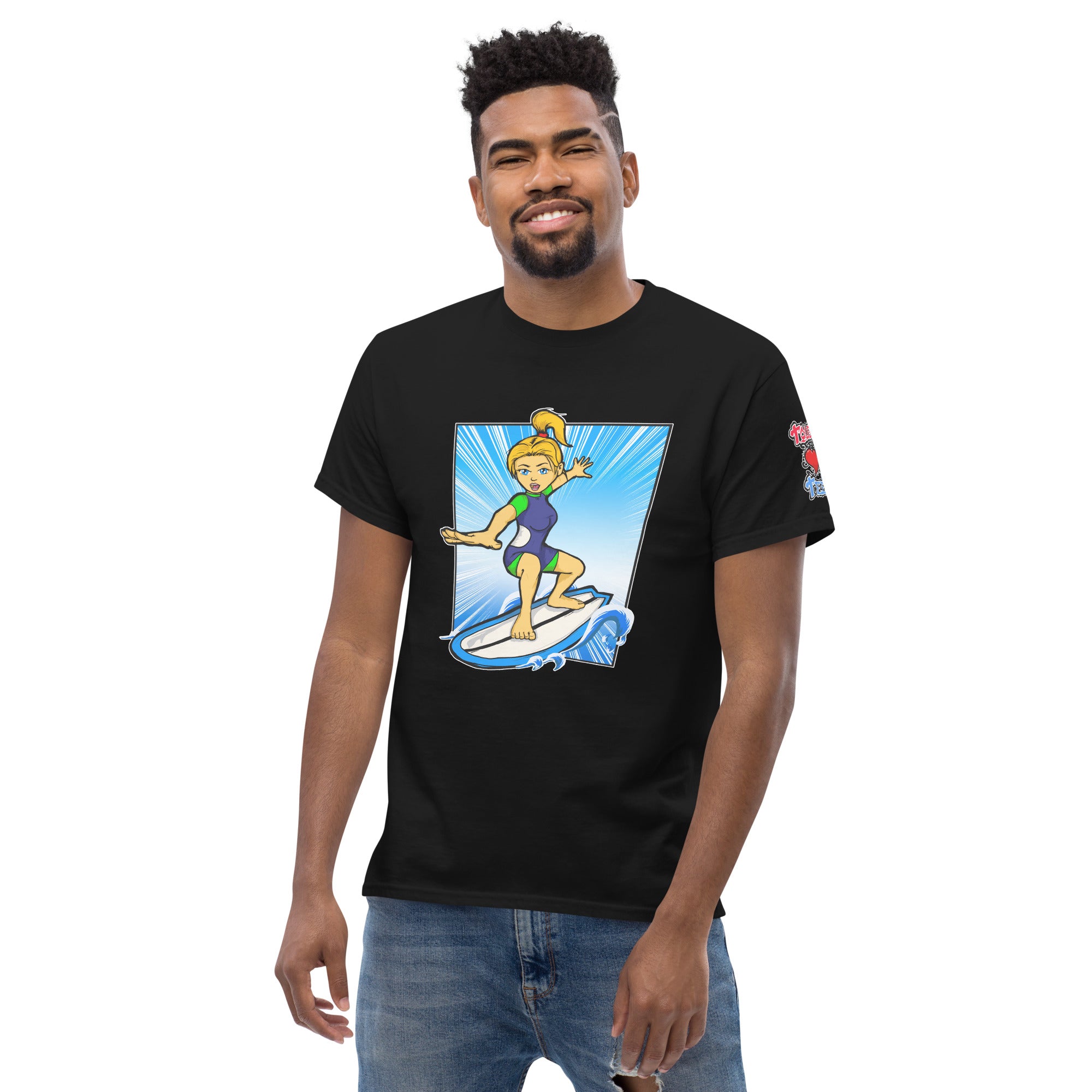 Bee Surfing Men's Heavy Blend Classic Tee