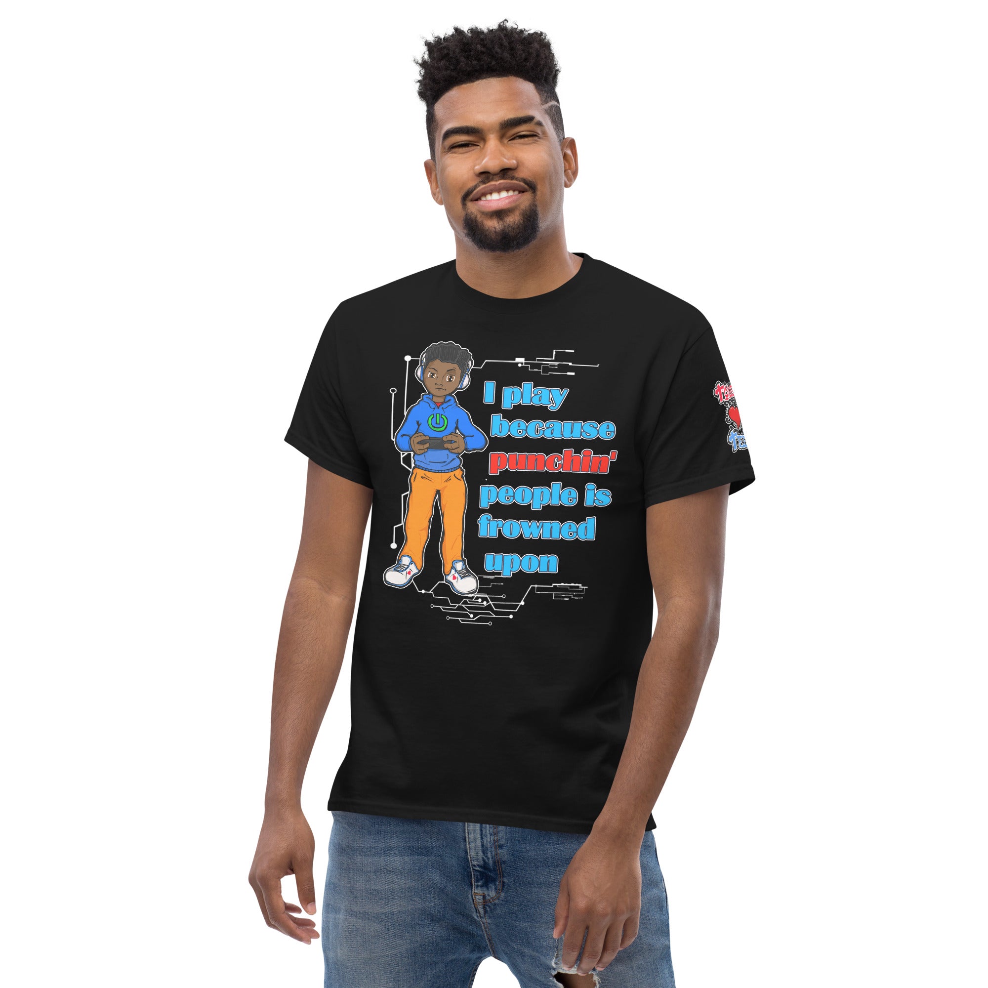 Rex Punchin' Slogan Men's Heavy Blend Classic Tee