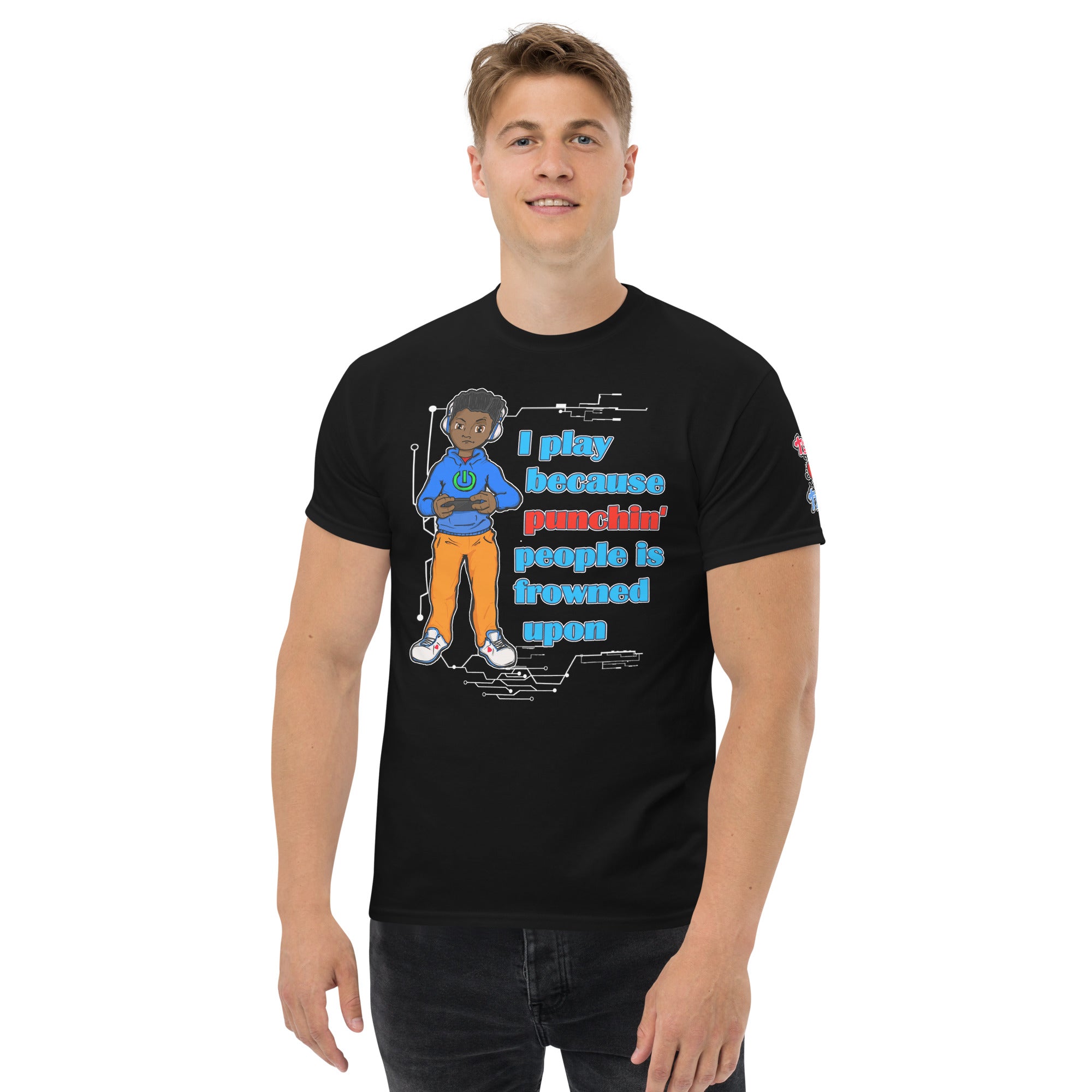 Rex Punchin' Slogan Men's Heavy Blend Classic Tee