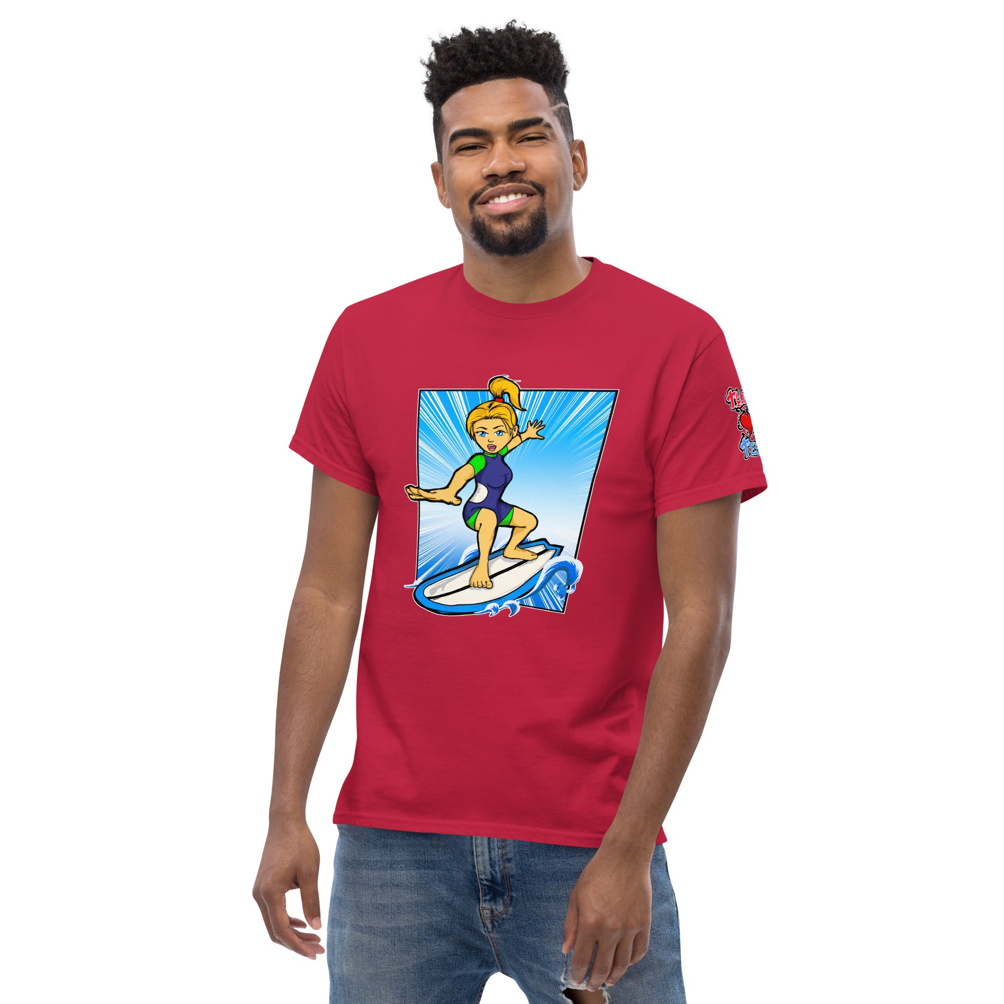 Bee Surfing Men's Heavy Blend Classic Tee