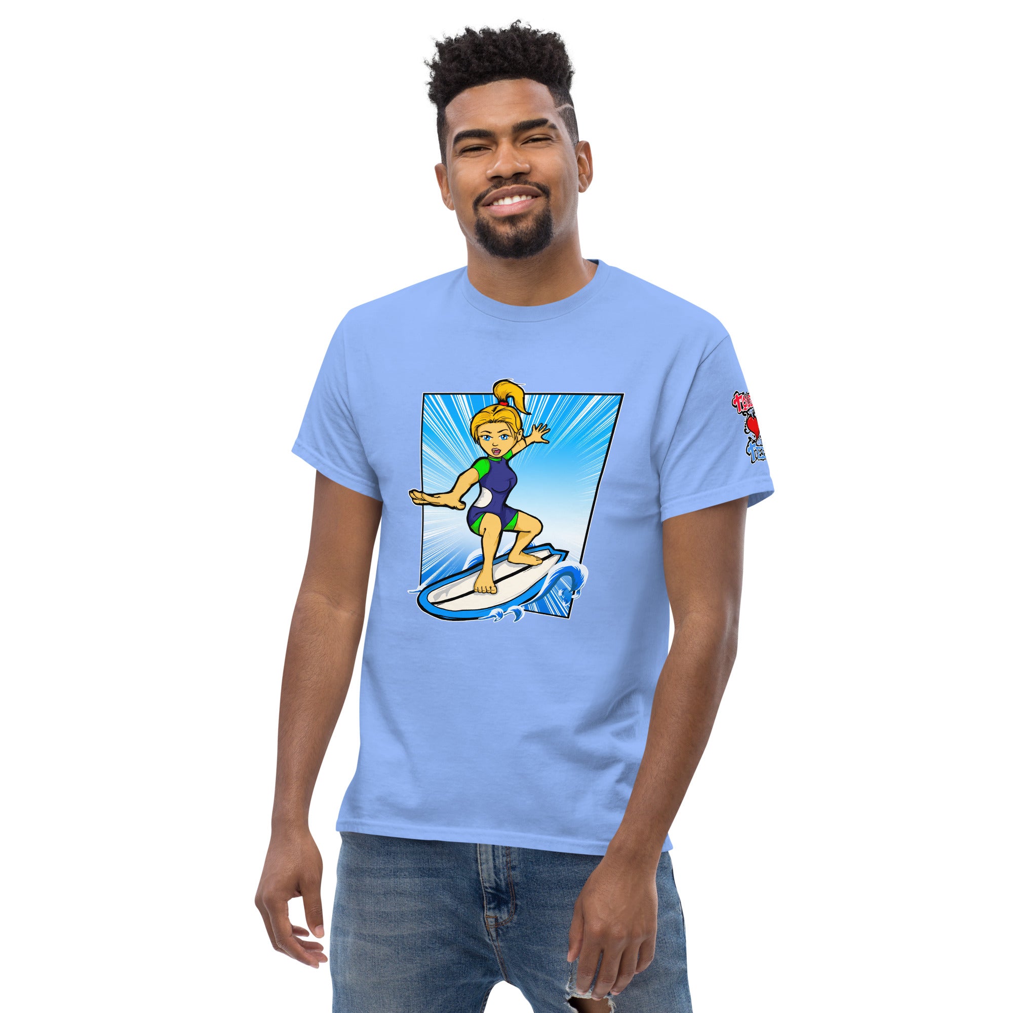 Bee Surfing Men's Heavy Blend Classic Tee