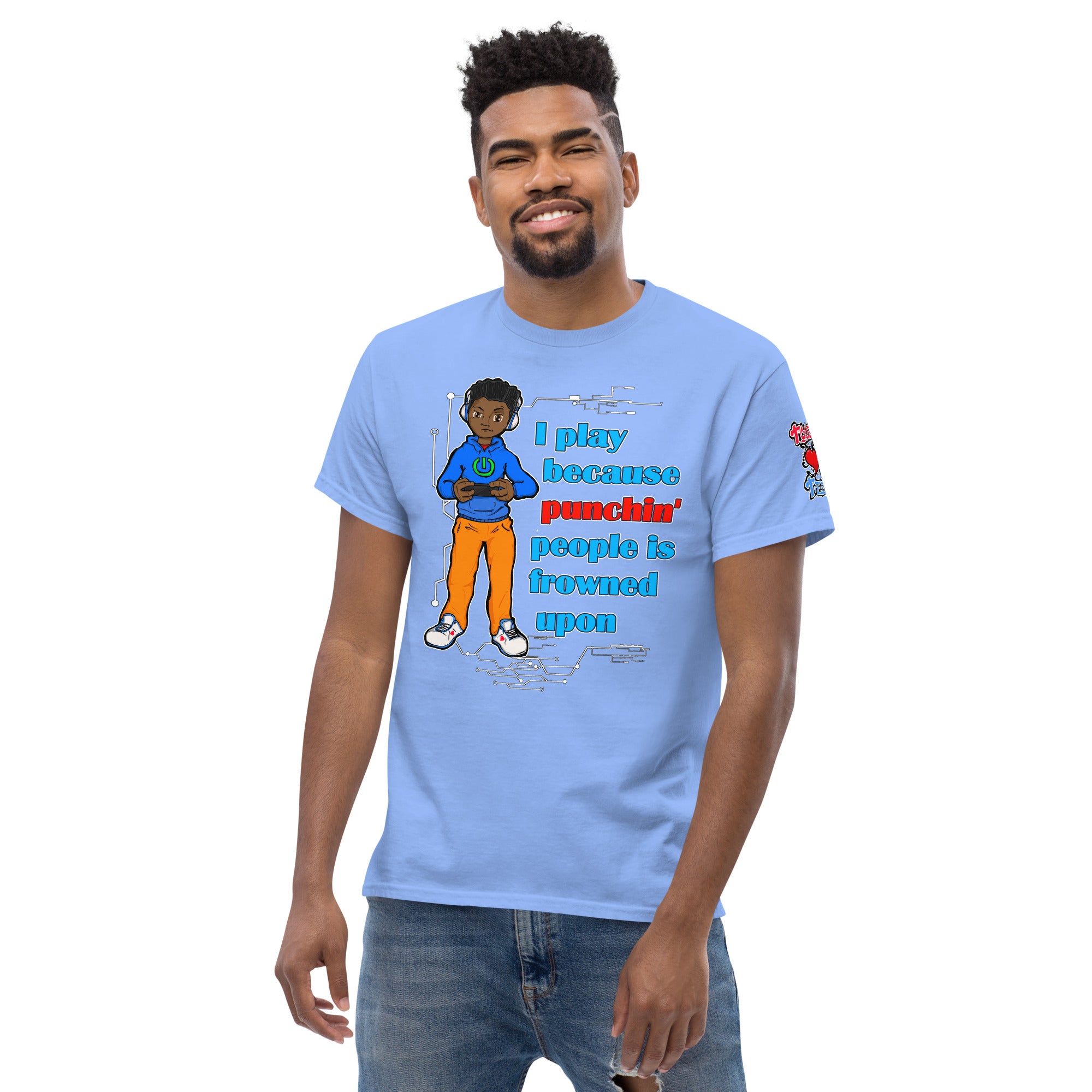 Rex Punchin' Slogan Men's Heavy Blend Classic Tee