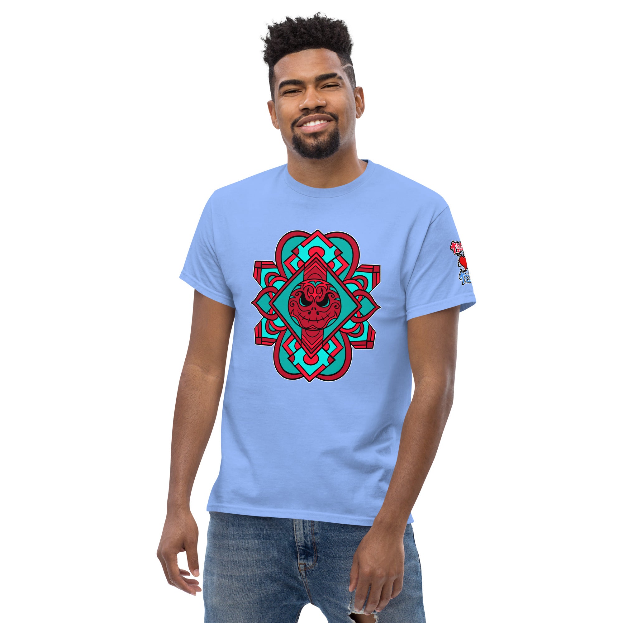 TLT Halloween Face Mandala Men's Heavy Blend Classic Tee