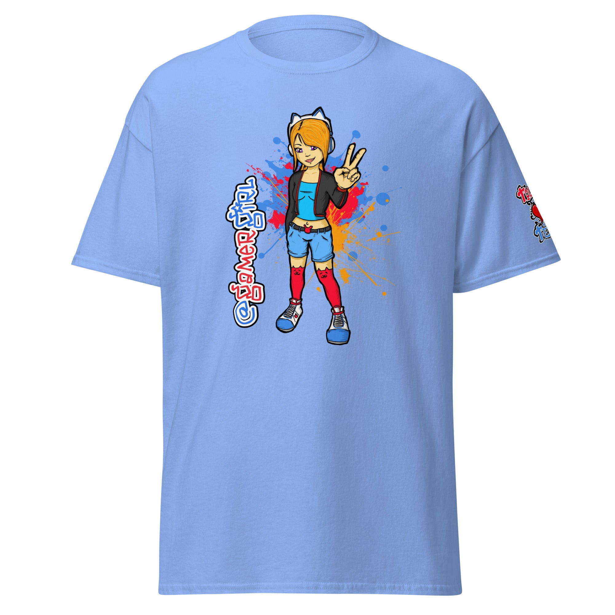 GG with Gamer Girl Logo Women's heavy blend tee