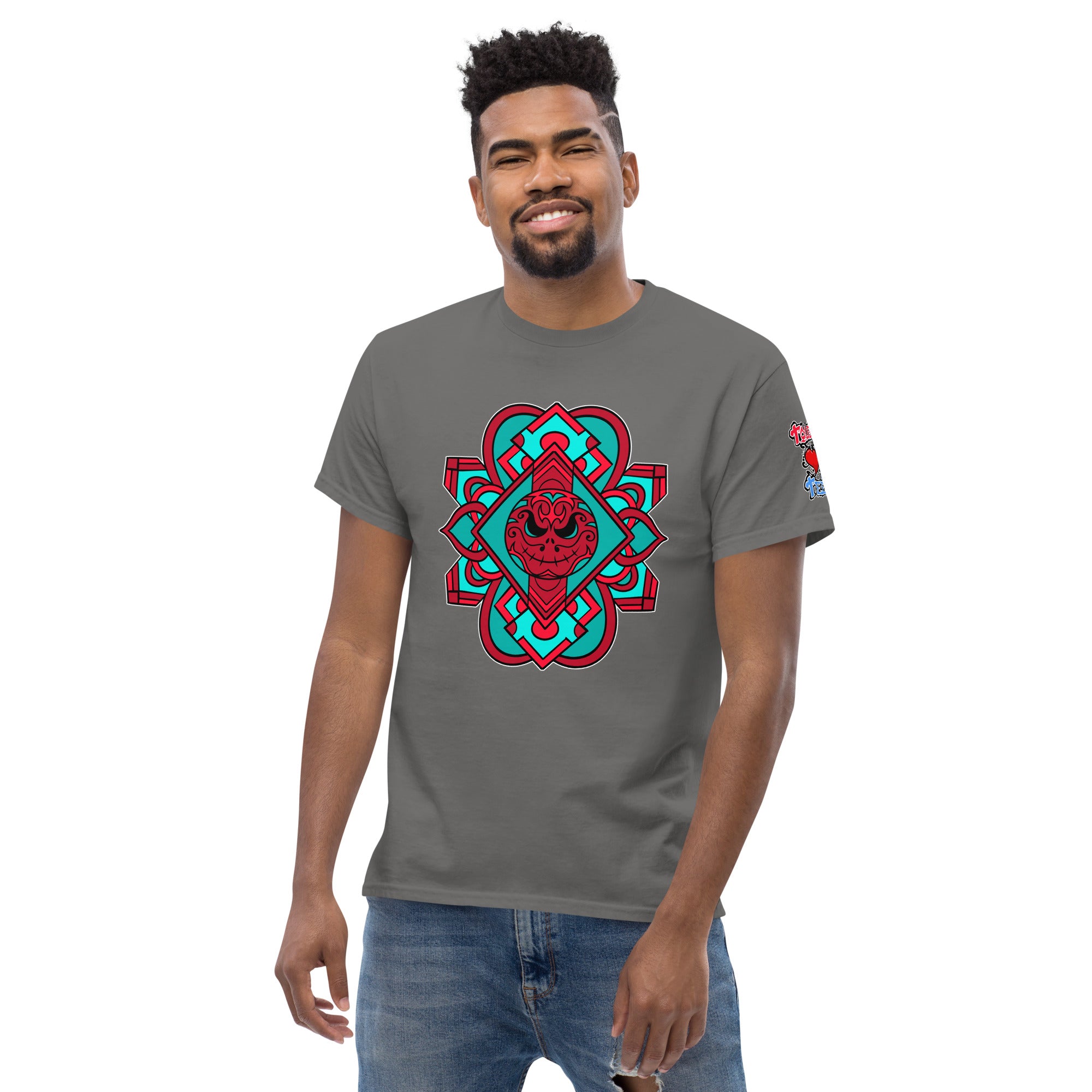 TLT Halloween Face Mandala Men's Heavy Blend Classic Tee