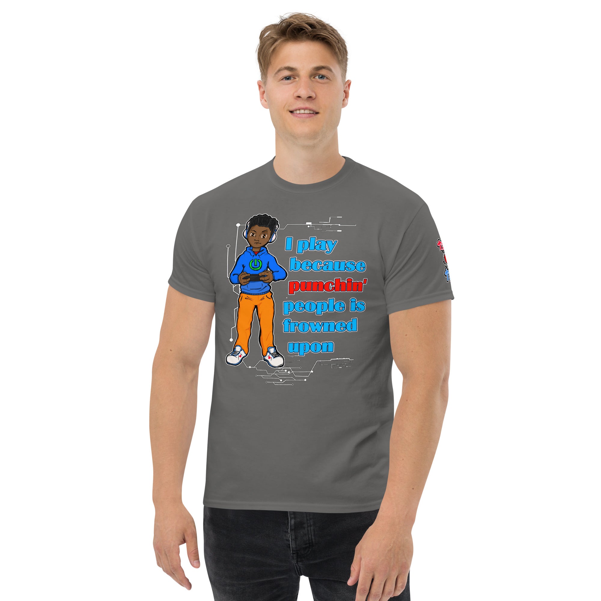 Rex Punchin' Slogan Men's Heavy Blend Classic Tee