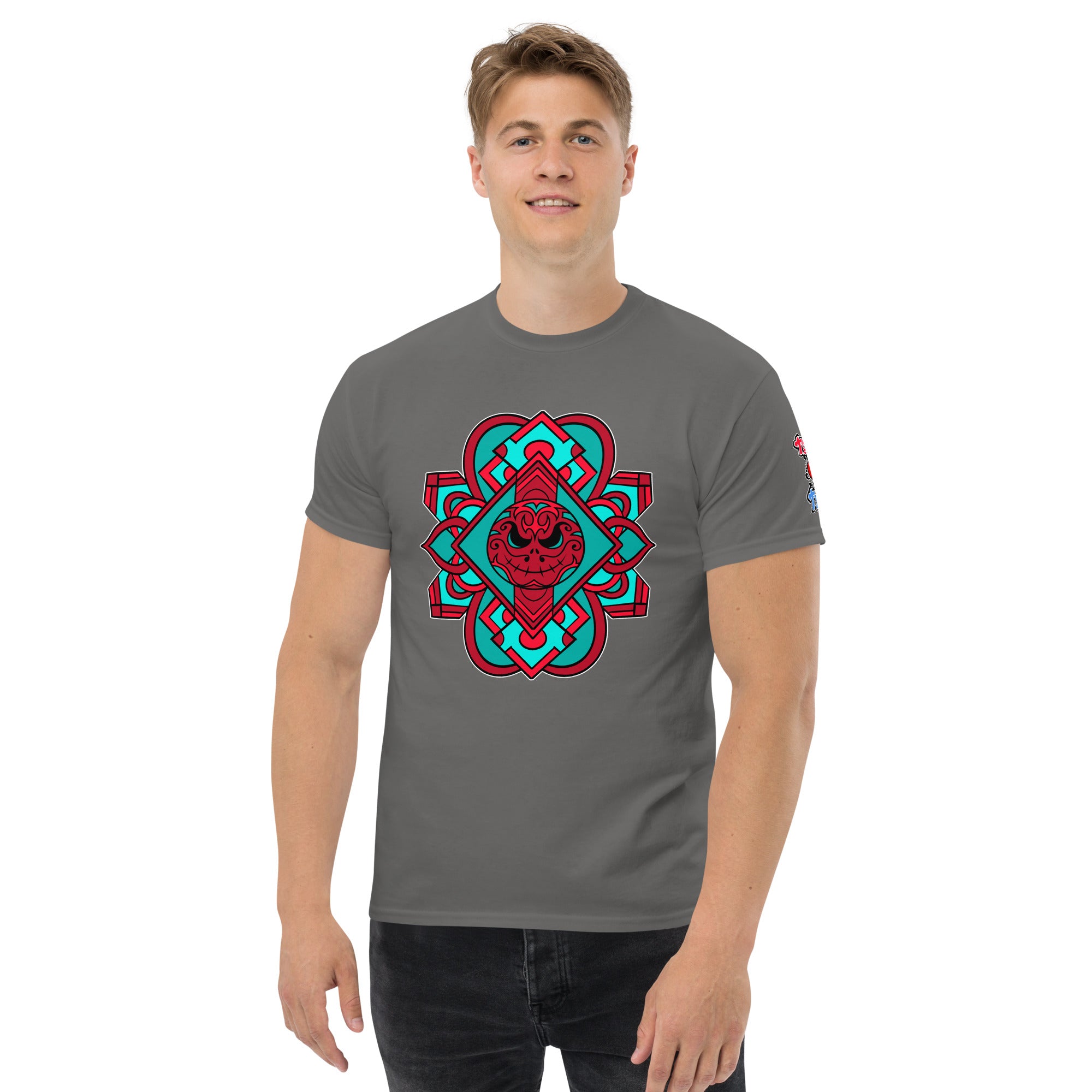 TLT Halloween Face Mandala Men's Heavy Blend Classic Tee