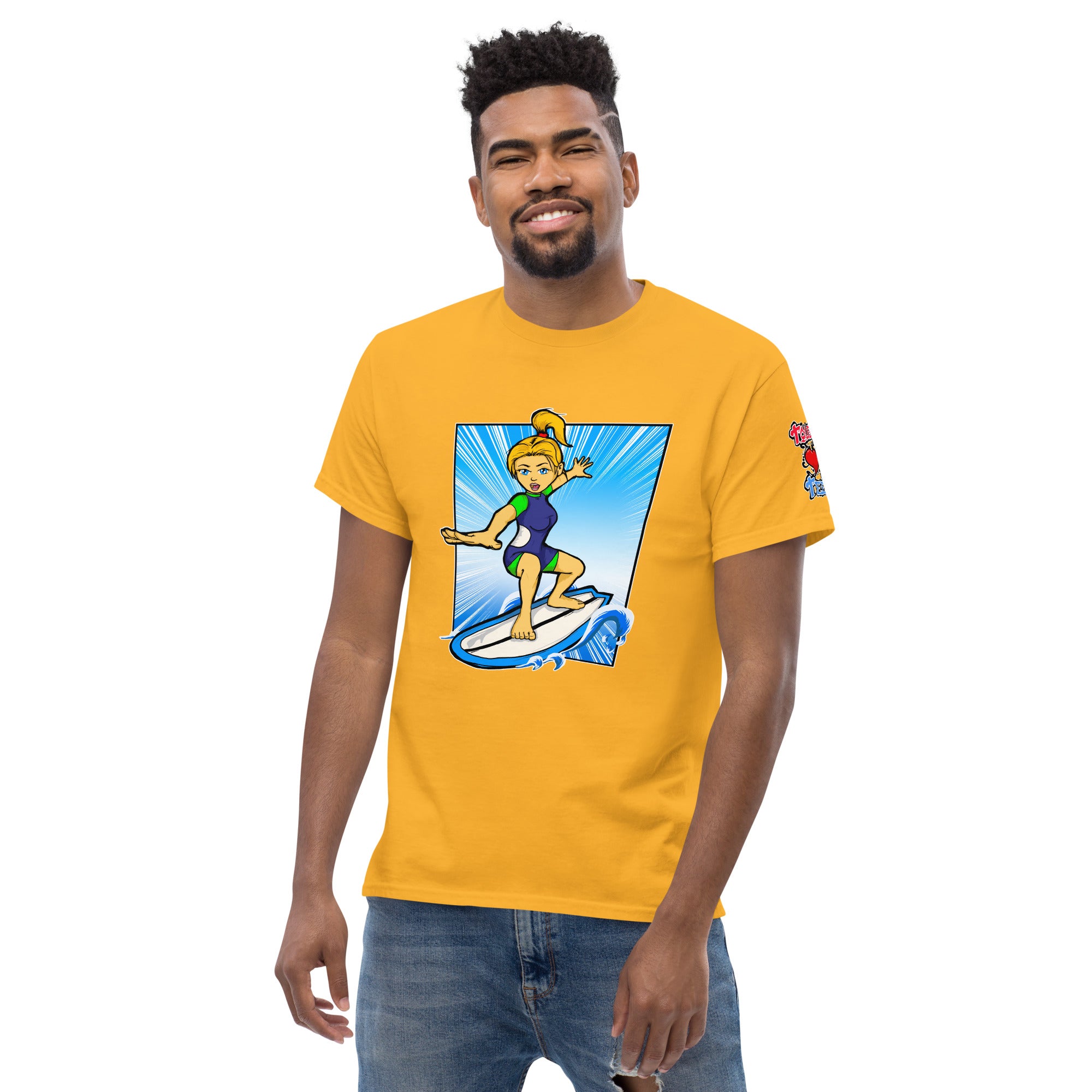 Bee Surfing Men's Heavy Blend Classic Tee