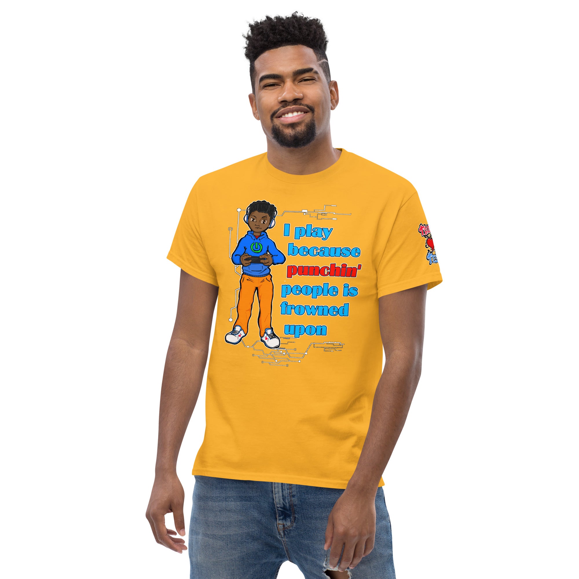 Rex Punchin' Slogan Men's Heavy Blend Classic Tee