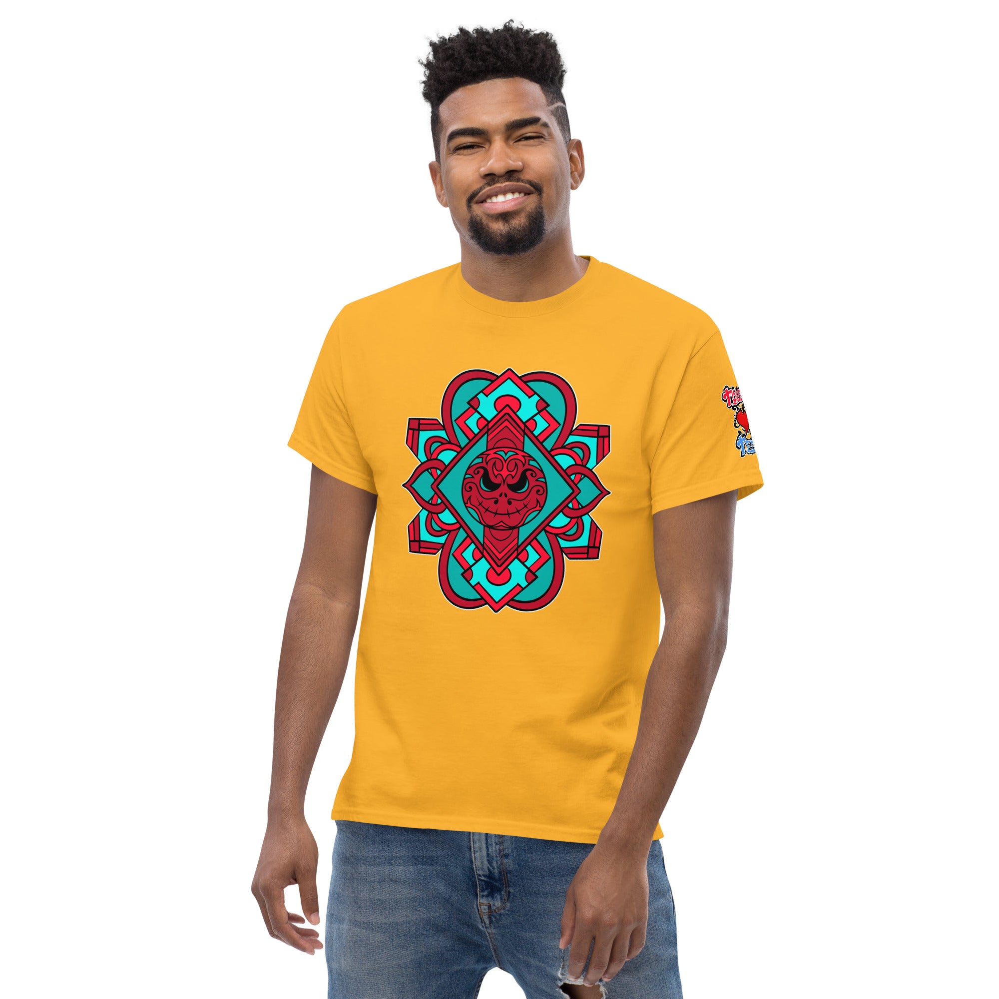 TLT Halloween Face Mandala Men's Heavy Blend Classic Tee