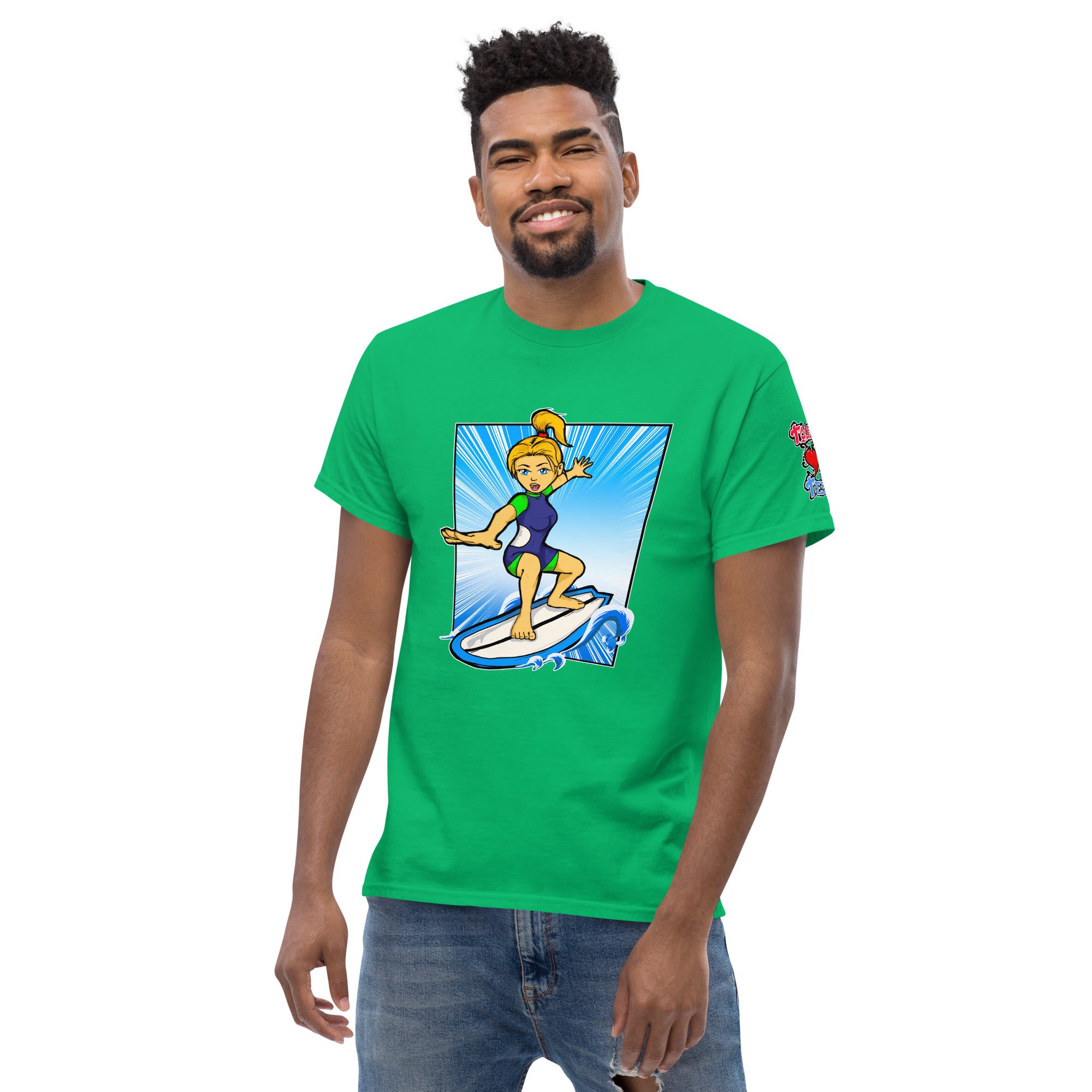 Bee Surfing Men's Heavy Blend Classic Tee