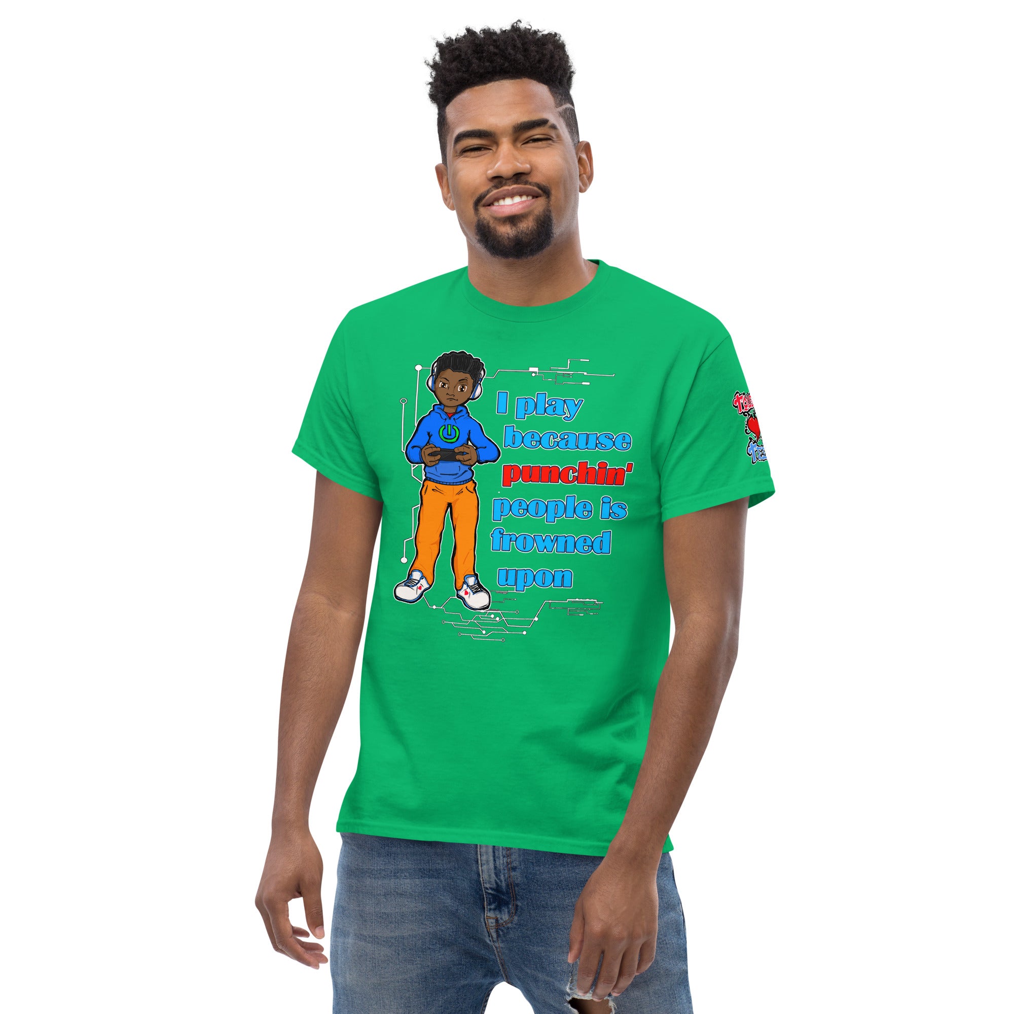 Rex Punchin' Slogan Men's Heavy Blend Classic Tee