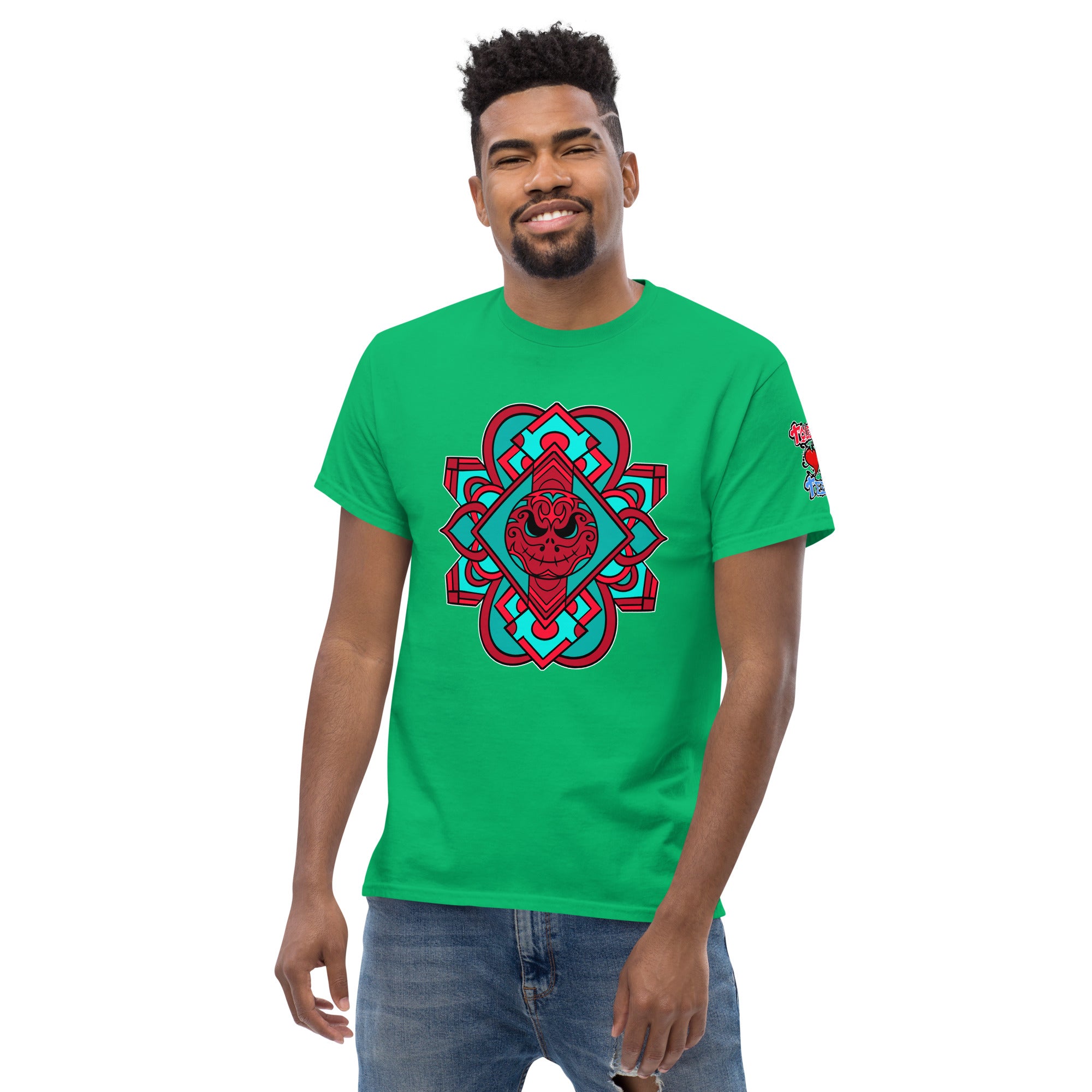 TLT Halloween Face Mandala Men's Heavy Blend Classic Tee