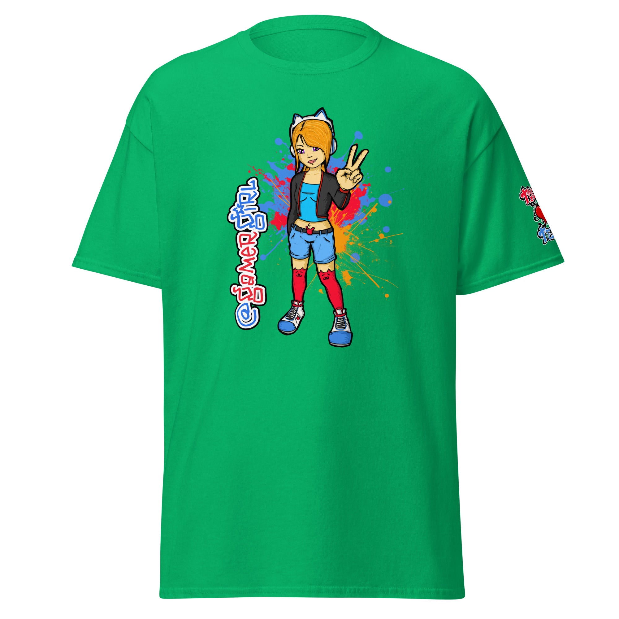 GG with Gamer Girl Logo Women's heavy blend tee