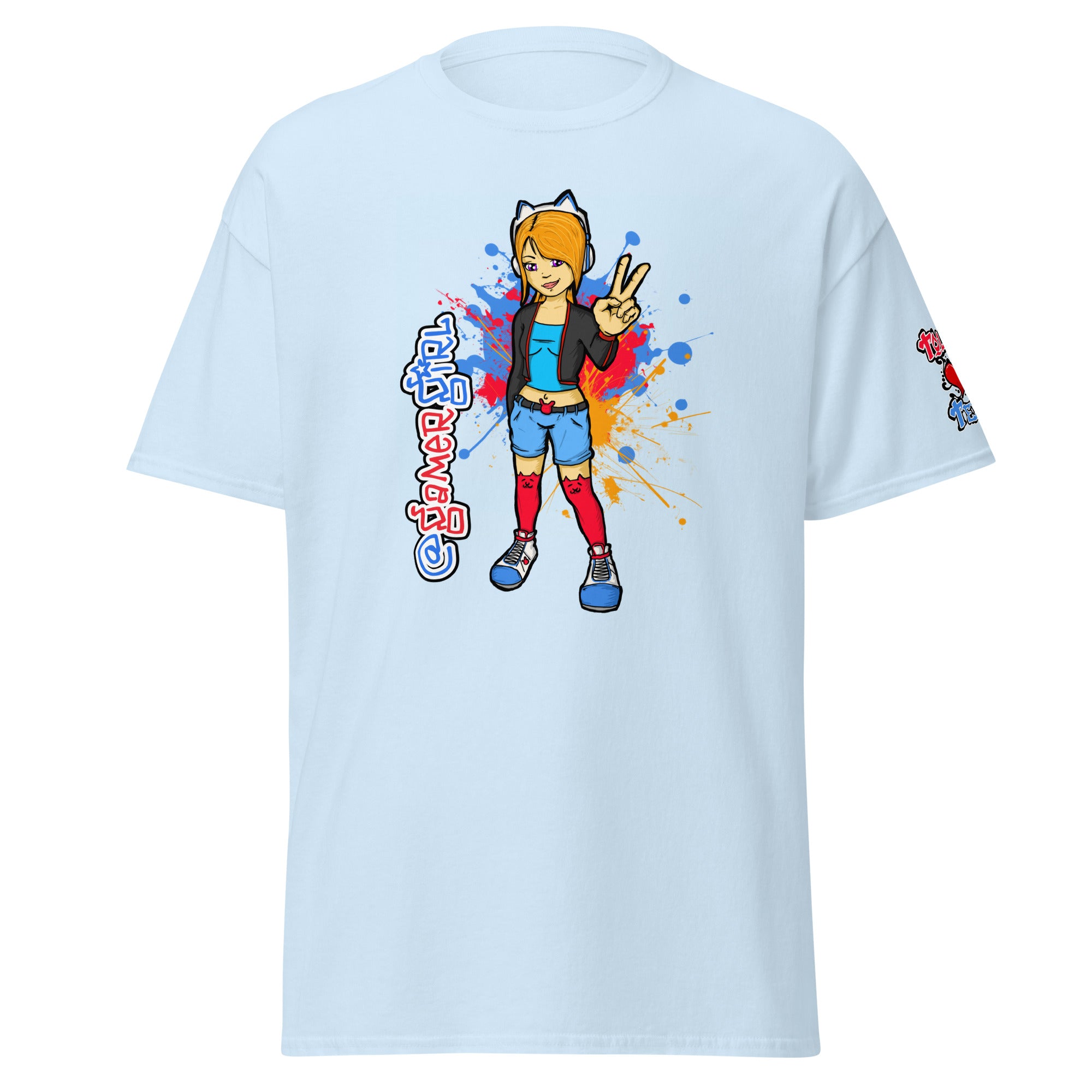 GG with Gamer Girl Logo Women's heavy blend tee