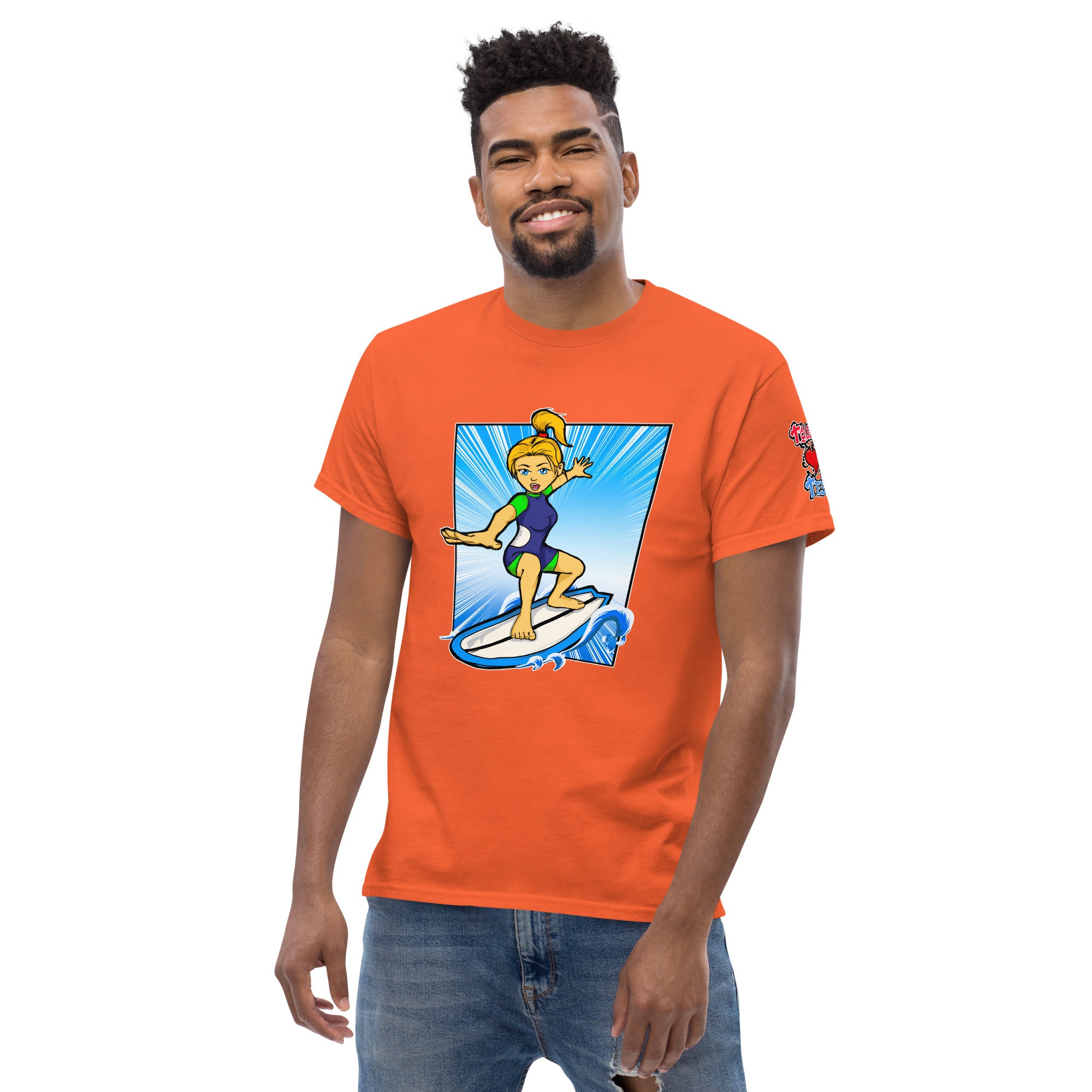 Bee Surfing Men's Heavy Blend Classic Tee