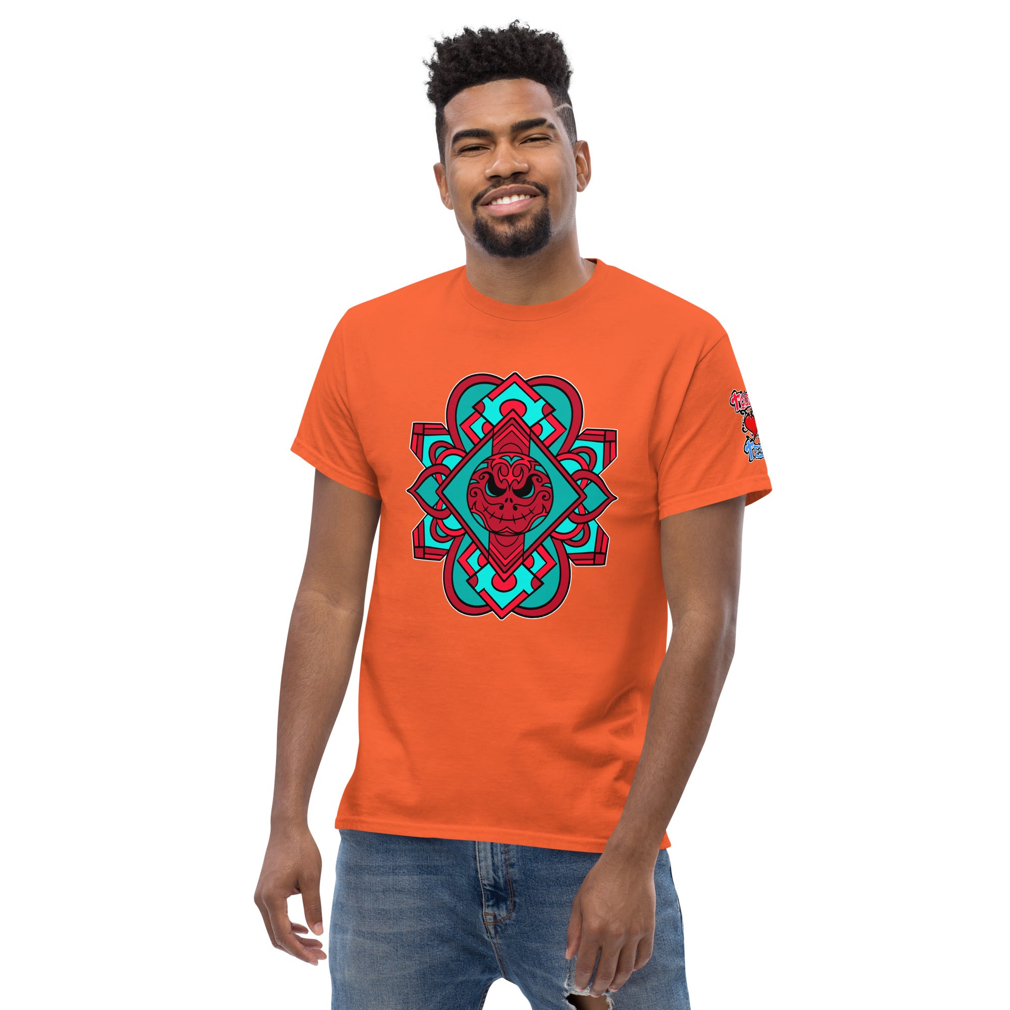 TLT Halloween Face Mandala Men's Heavy Blend Classic Tee