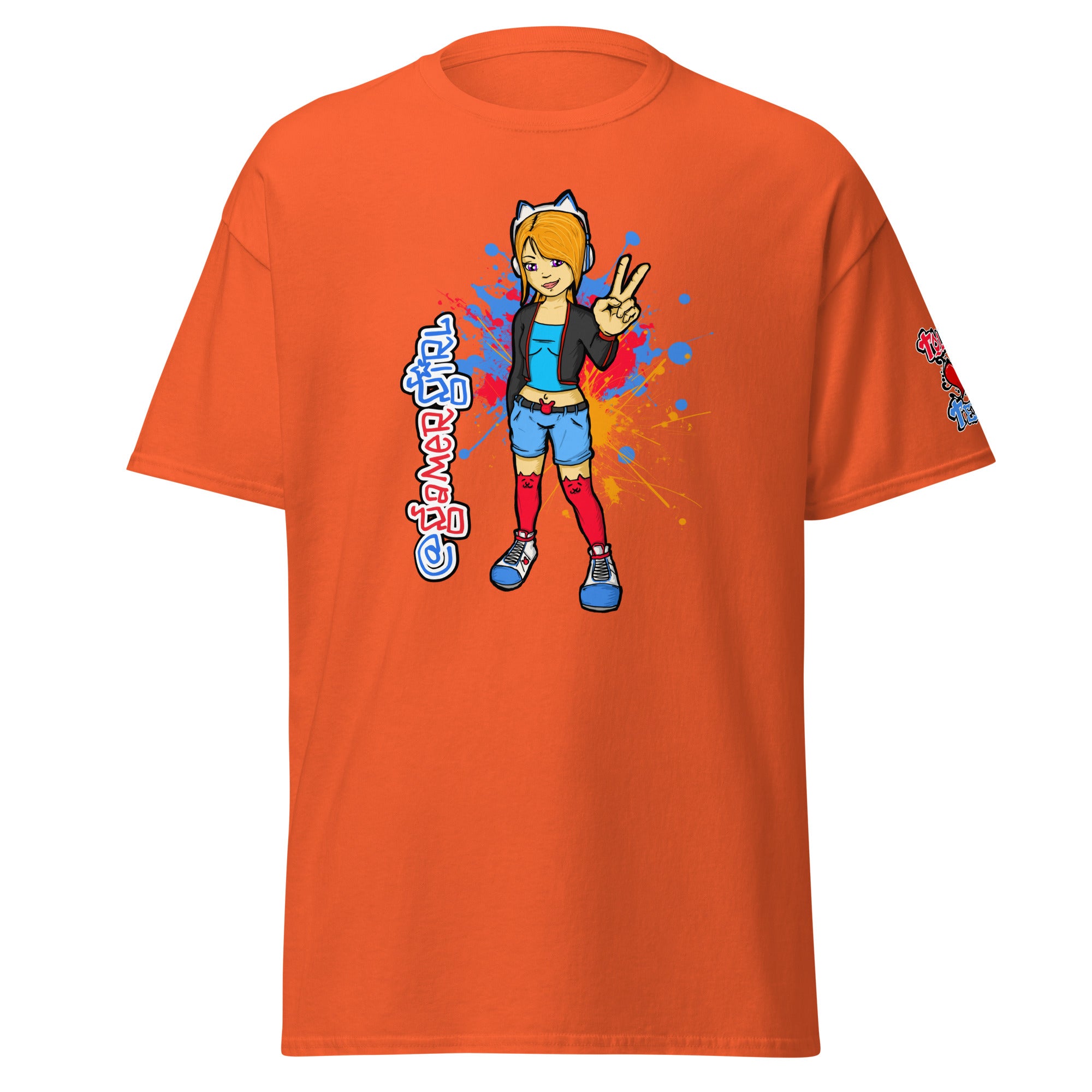 GG with Gamer Girl Logo Women's heavy blend tee