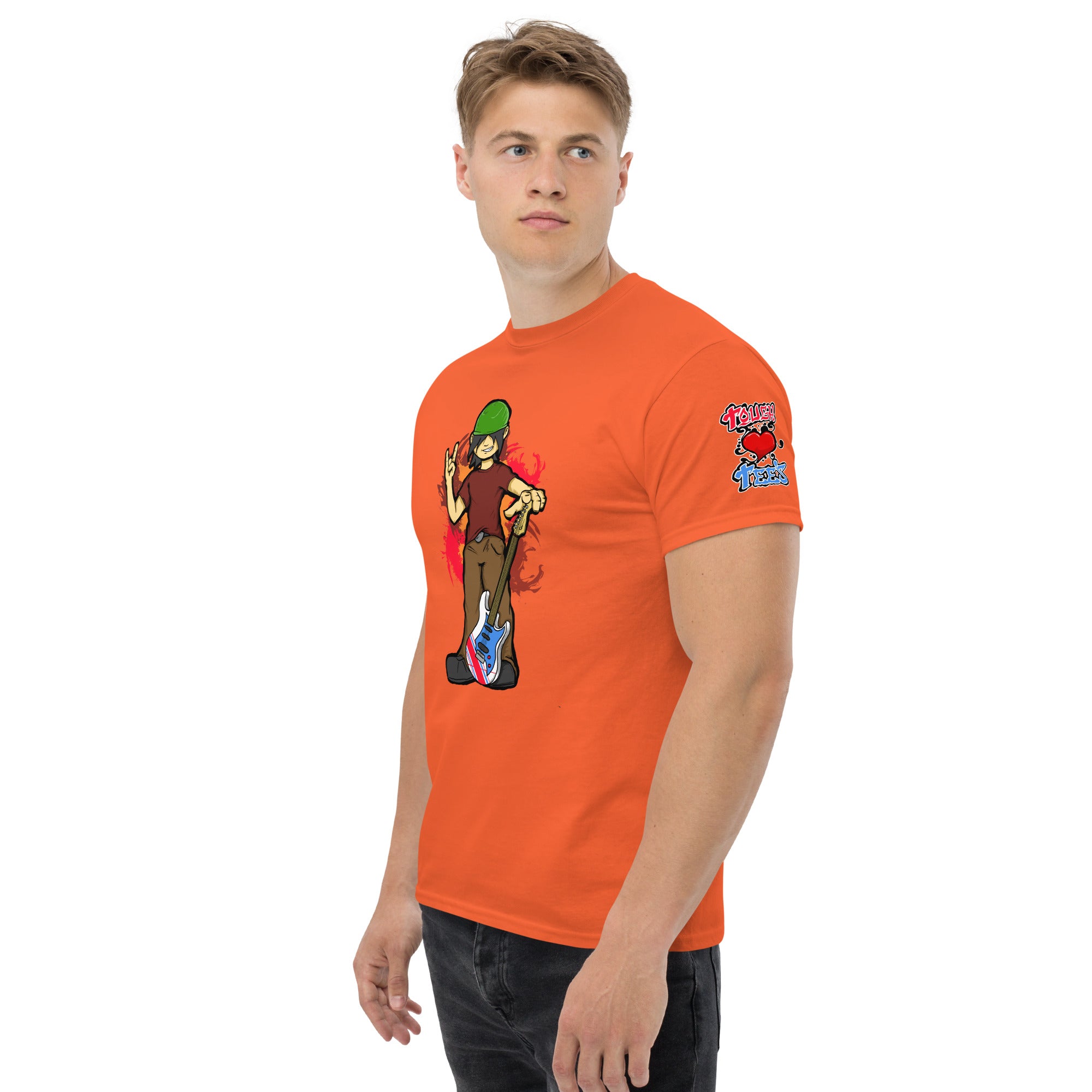 BO with Guitar Men's Heavy Blend Classic Tee