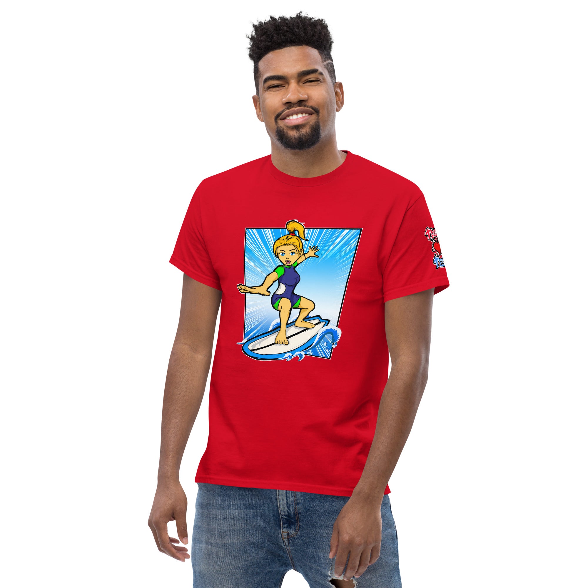 Bee Surfing Men's Heavy Blend Classic Tee