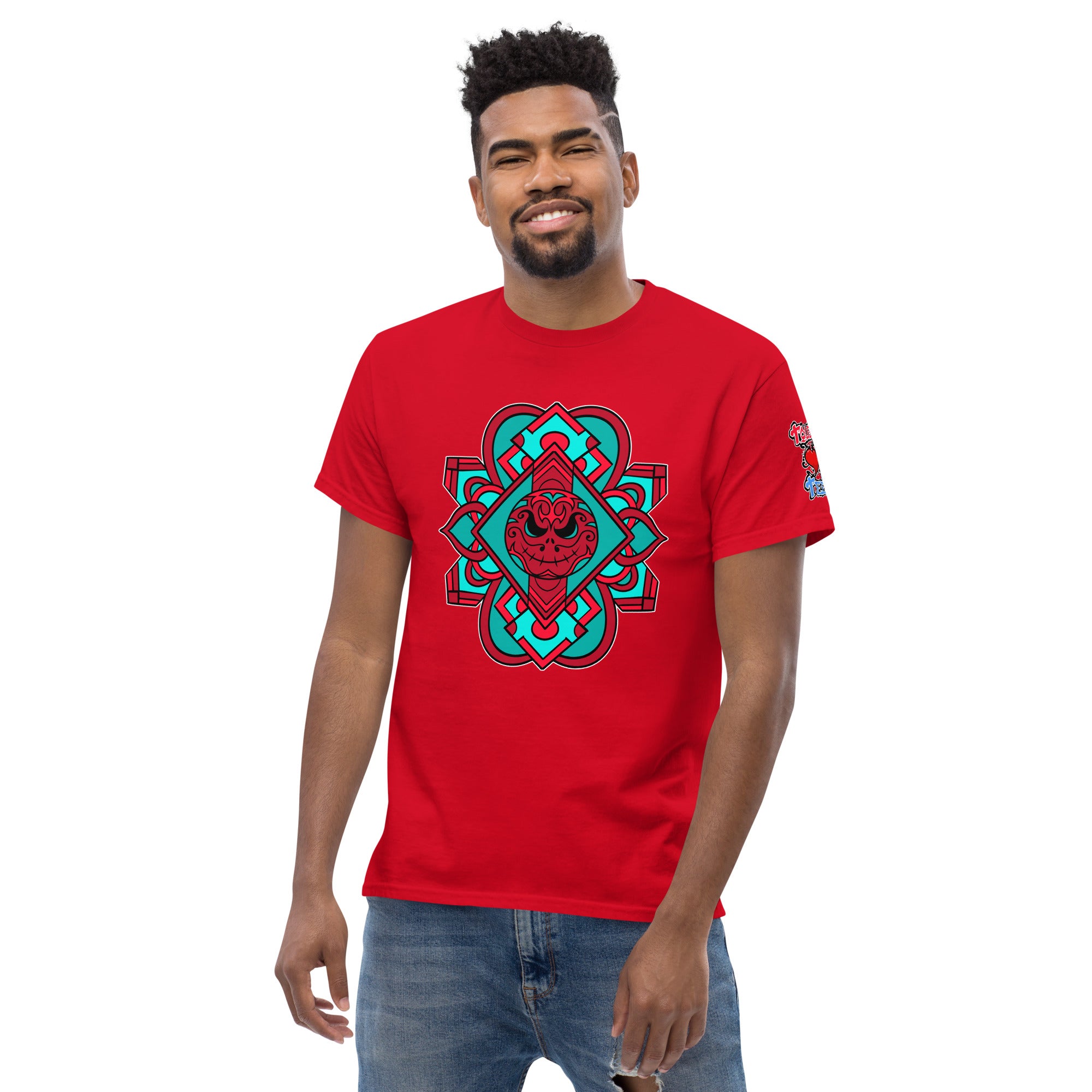 TLT Halloween Face Mandala Men's Heavy Blend Classic Tee