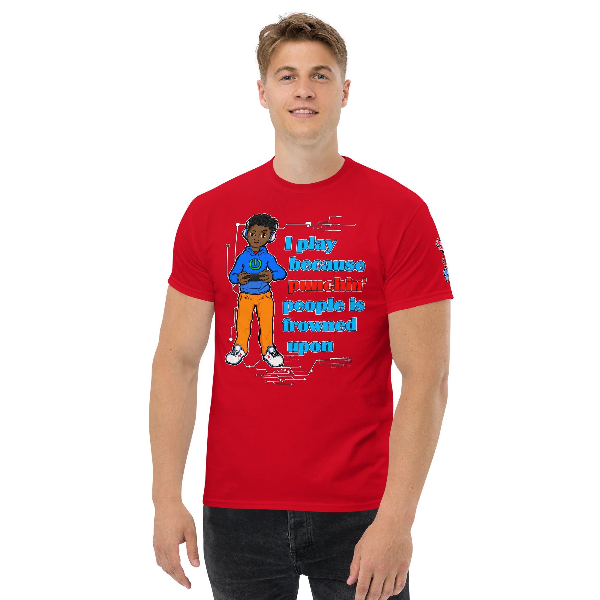 Rex Punchin' Slogan Men's Heavy Blend Classic Tee